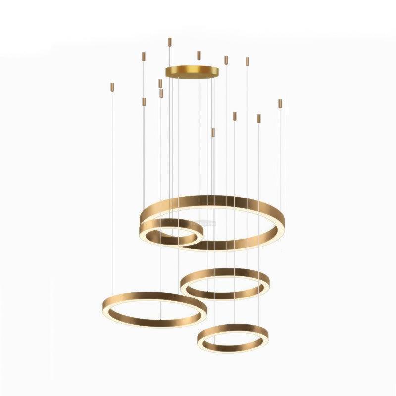 Ring LED Pendant - Straps-1-Luxehomezone
