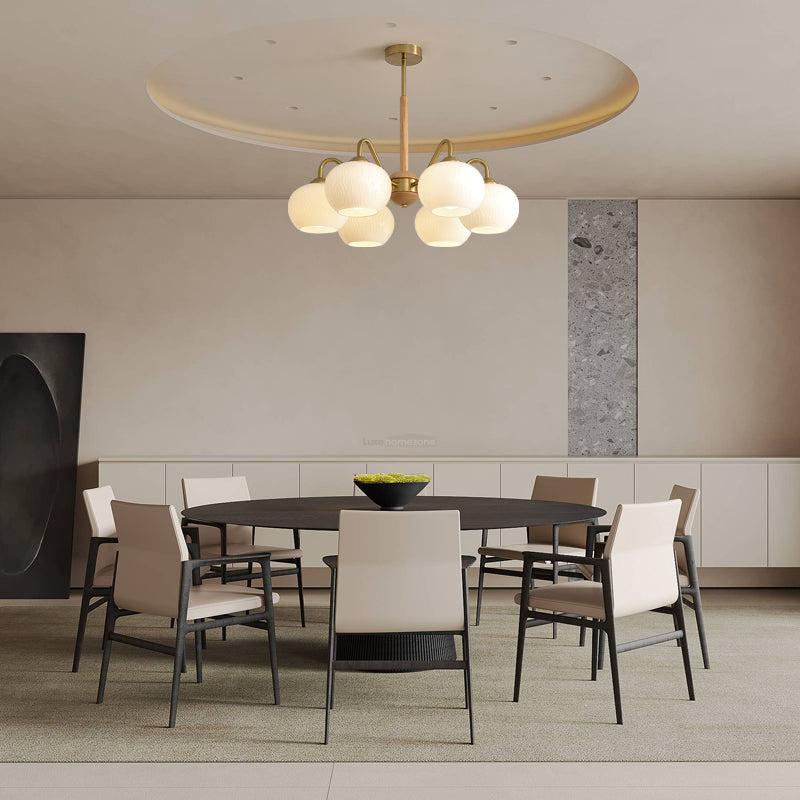 Hans Bergstrom Chandelier ∅ 22.8″ - Bend-1-Luxehomezone