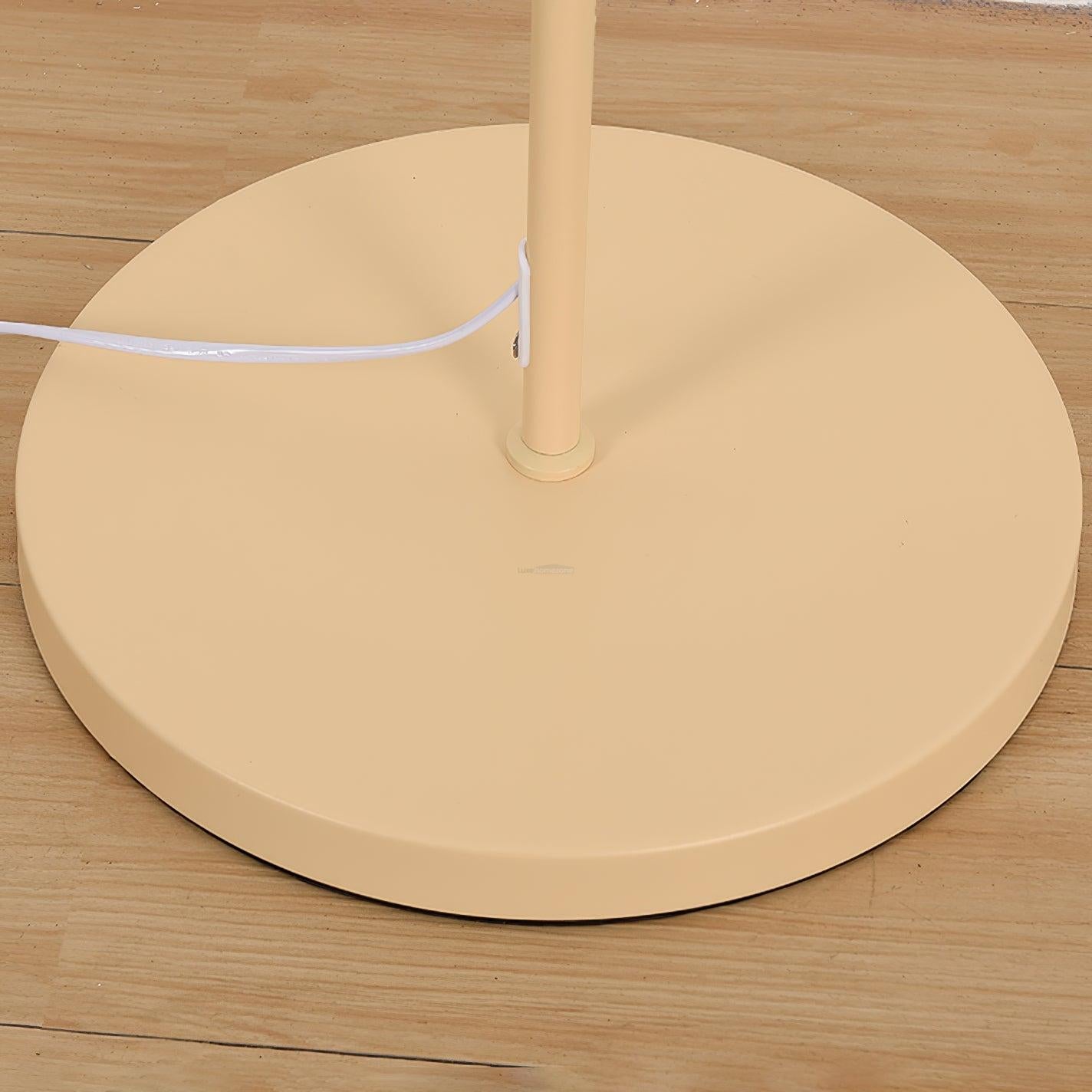 Crescini Pleated Floor Lamp ∅ 11.8″ - Drapery-1-Luxehomezone
