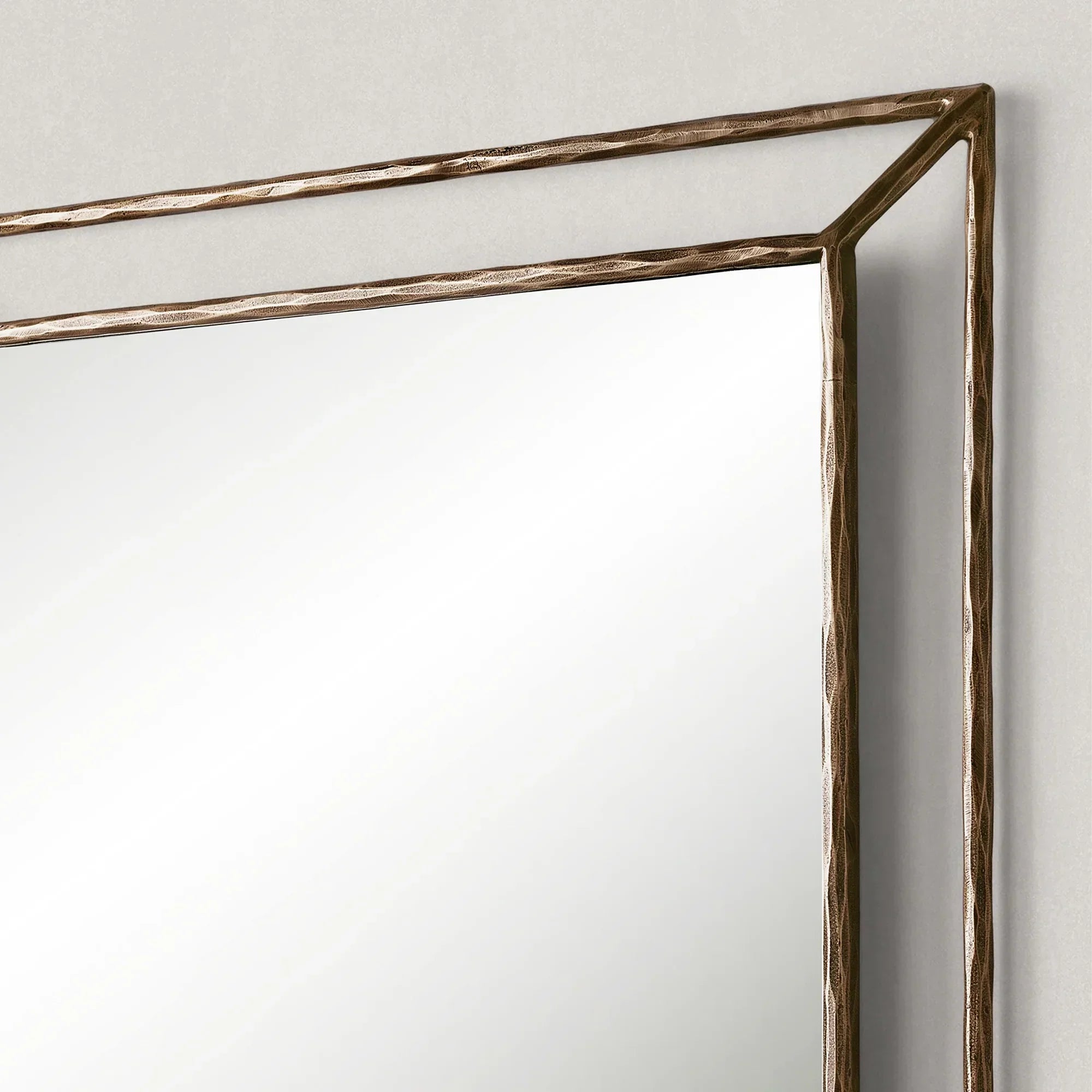 Thaddeus Open Beveled Mirror