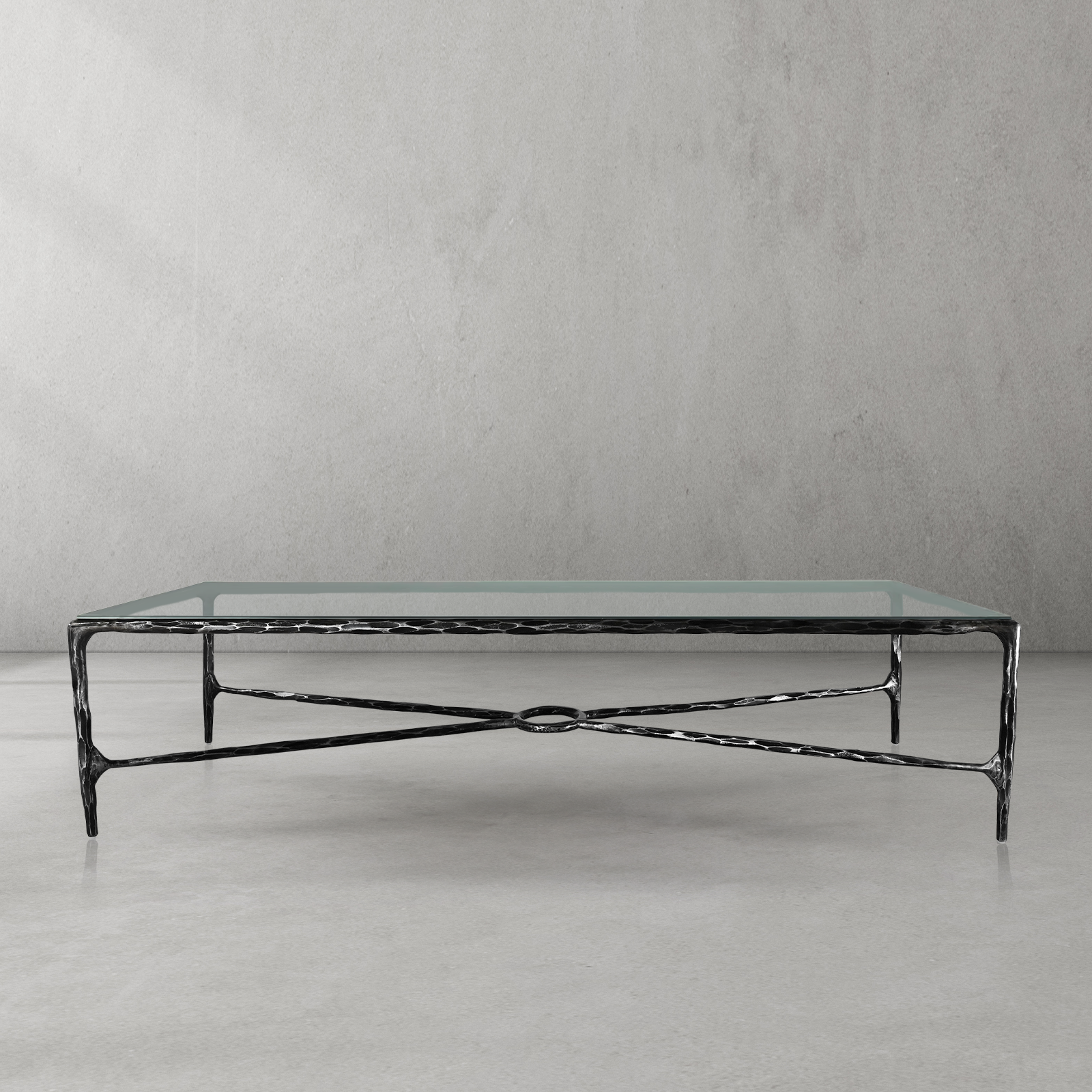 Thaddeus Rectangle Glass Coffee Table