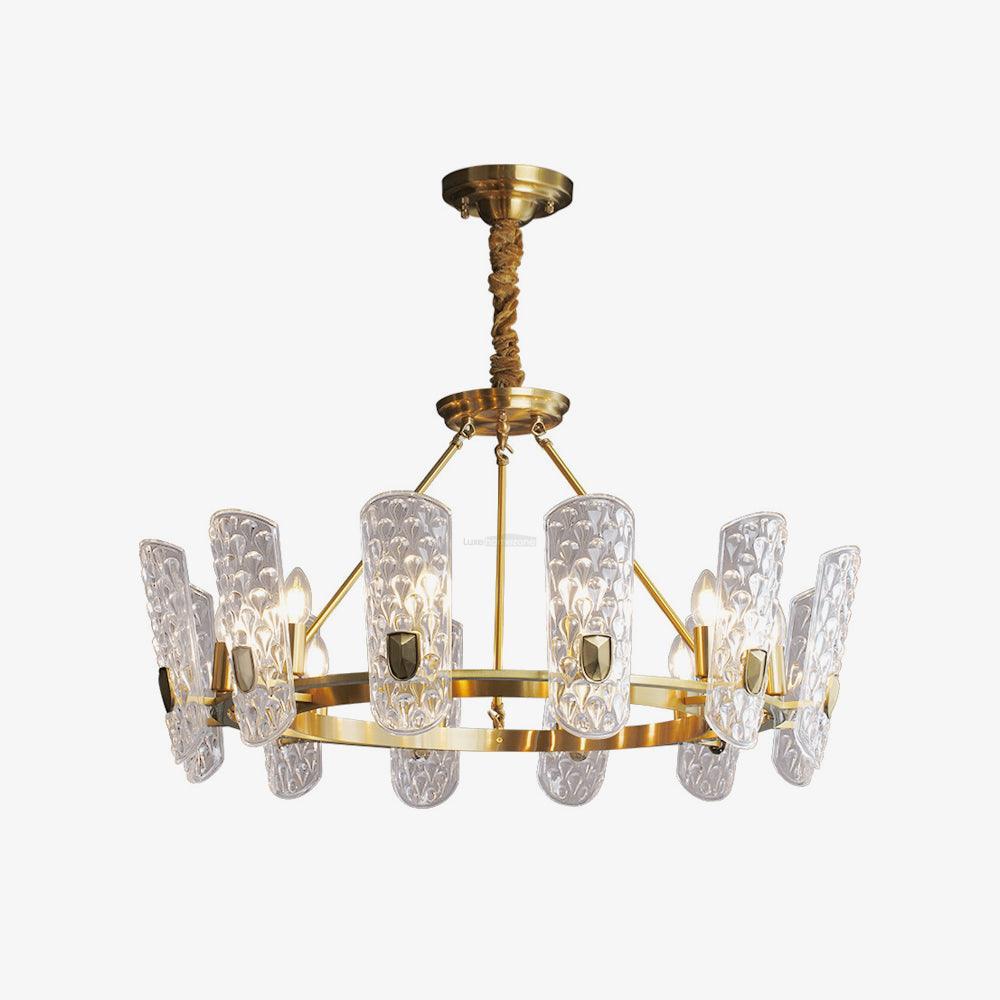 Brass Central Chandelier - Lucency-1-Luxehomezone