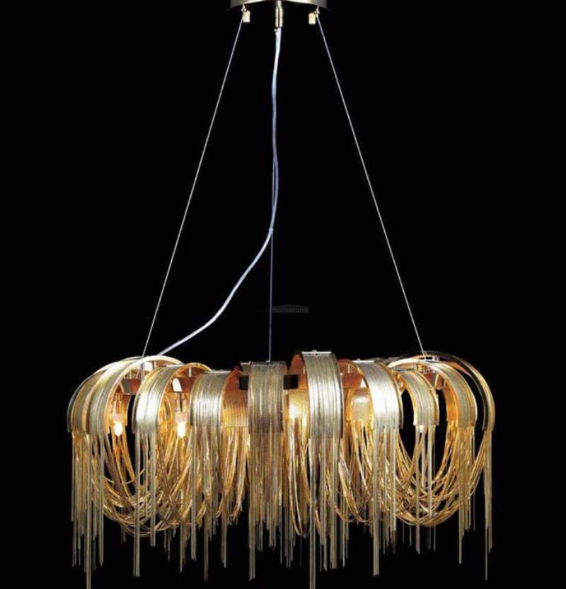 Length Chains Chandelier ∅ 23.6″ - Tassel-1-Luxehomezone