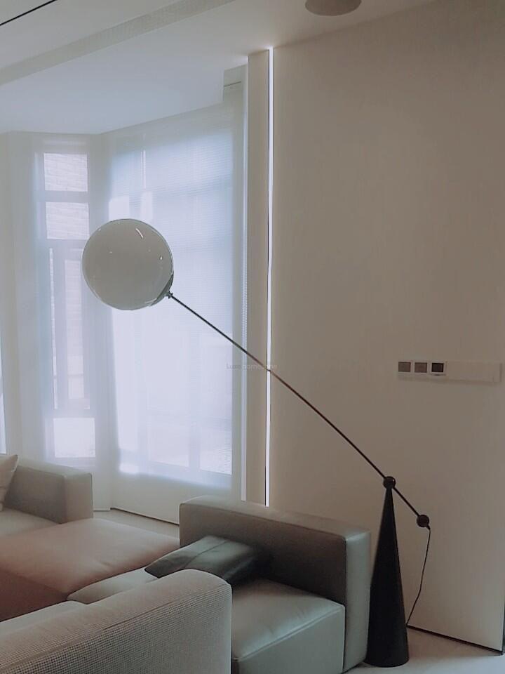 Opal Arc Floor Light - Bent-1-Luxehomezone