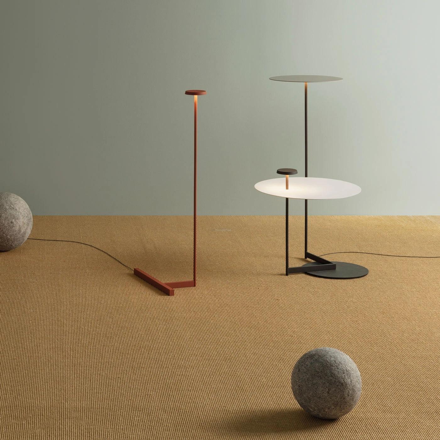 Flat Floor Lamp  ∅ 29.9″ - Luxehomezone