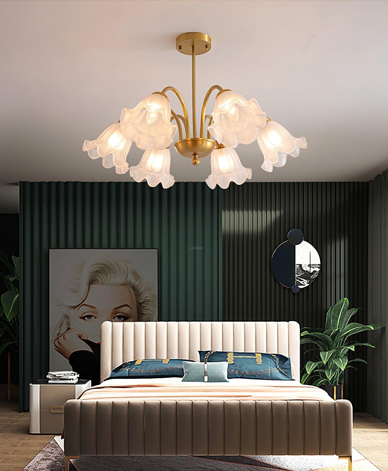 Lily Chandelier ∅ 21.7″ ~31.5'' - Luxehomezone