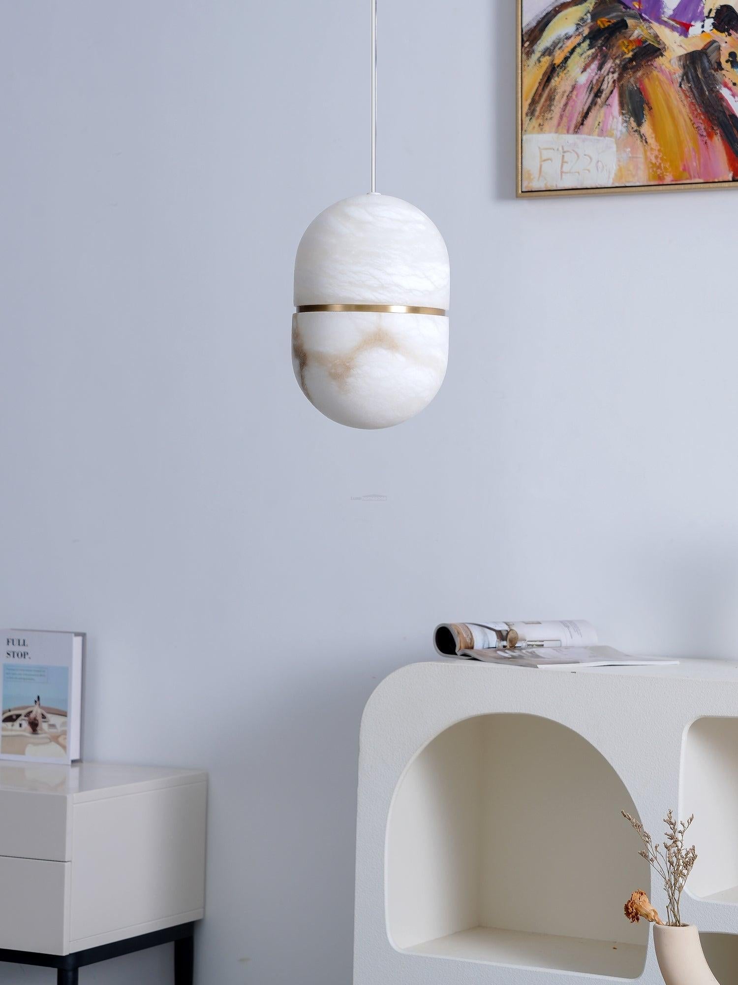 YUM Alabaster Pendant Light - Luxehomezone