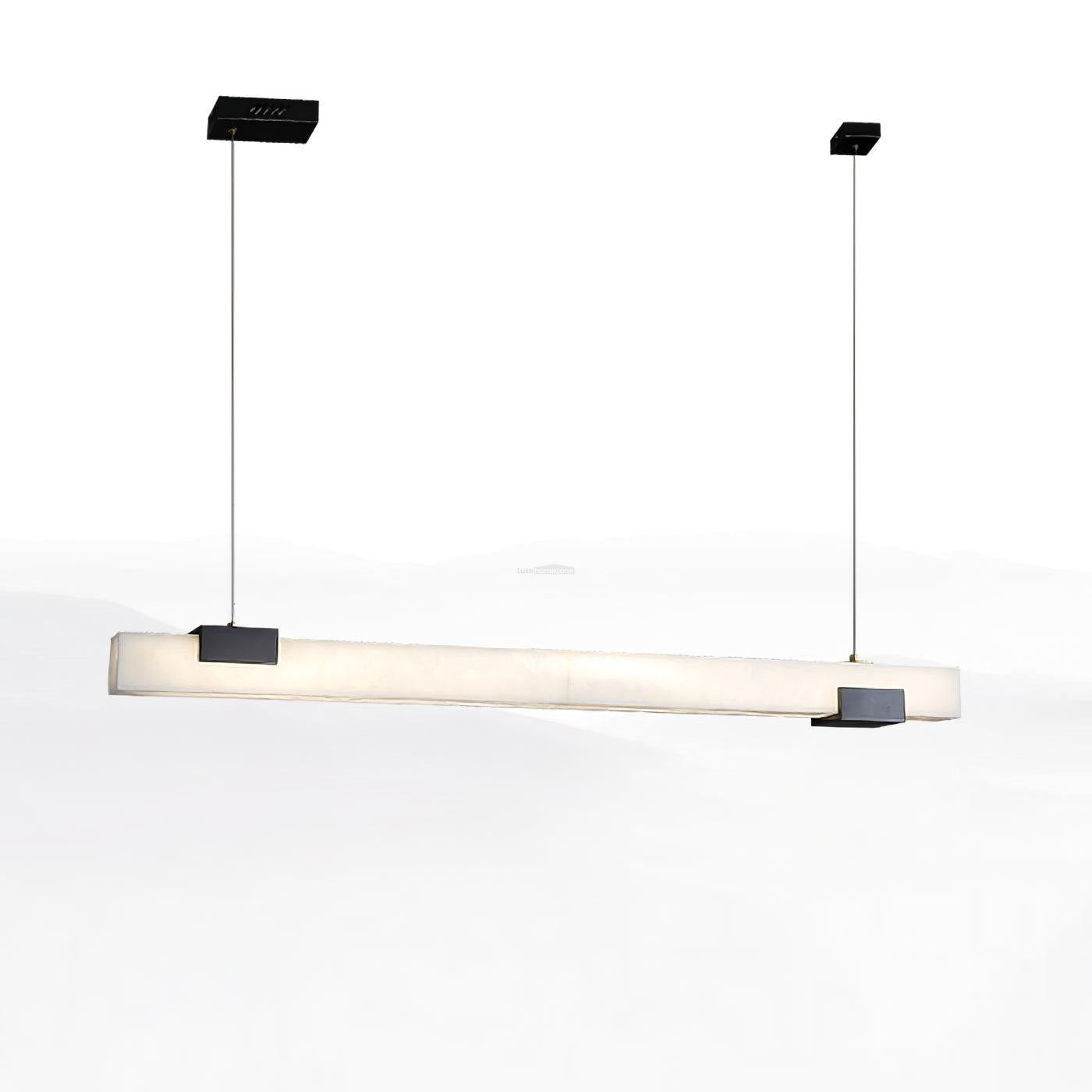 Maurizio Alabaster Linear Chandelier