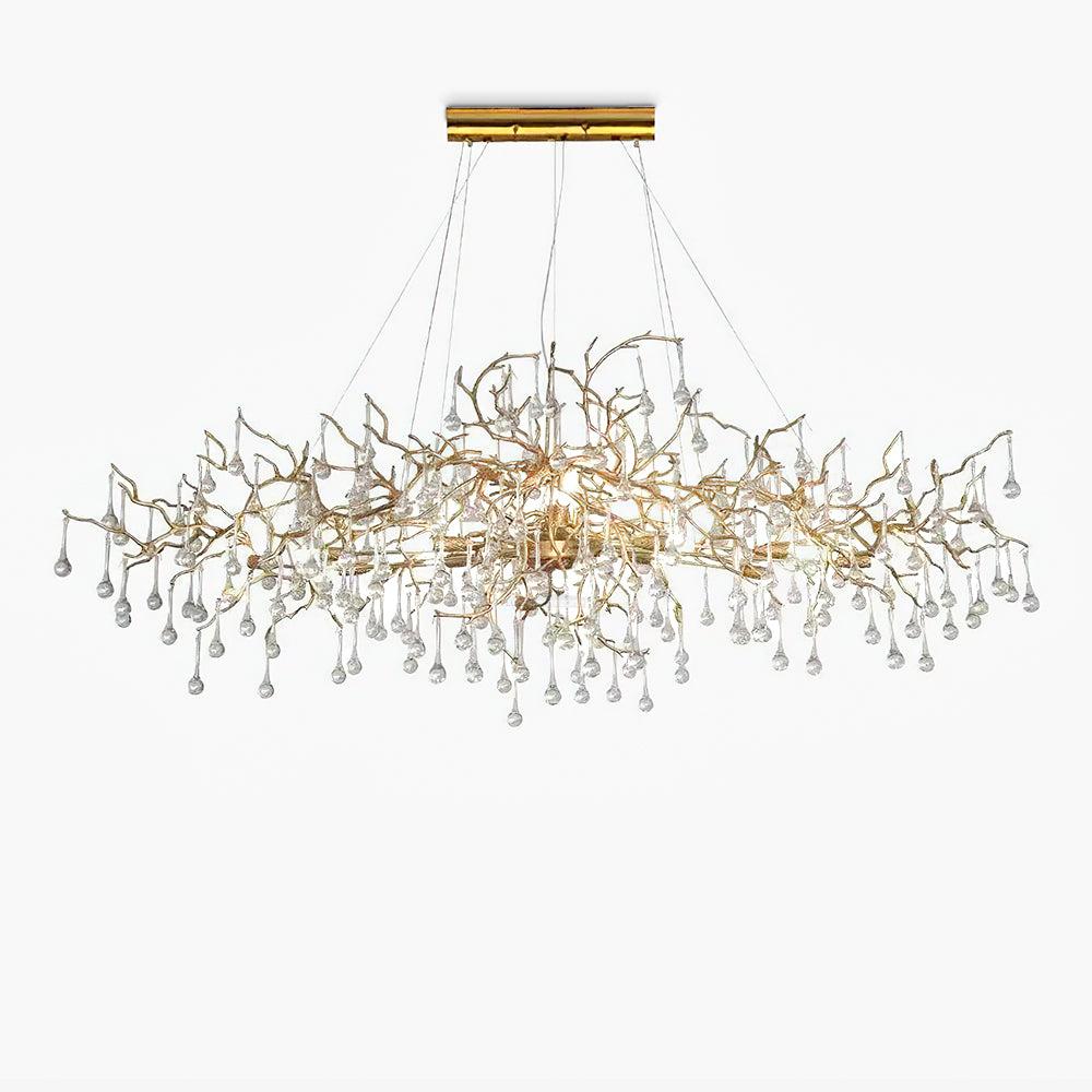 Bijou Tear Drop Style Chandelier - Luxehomezone