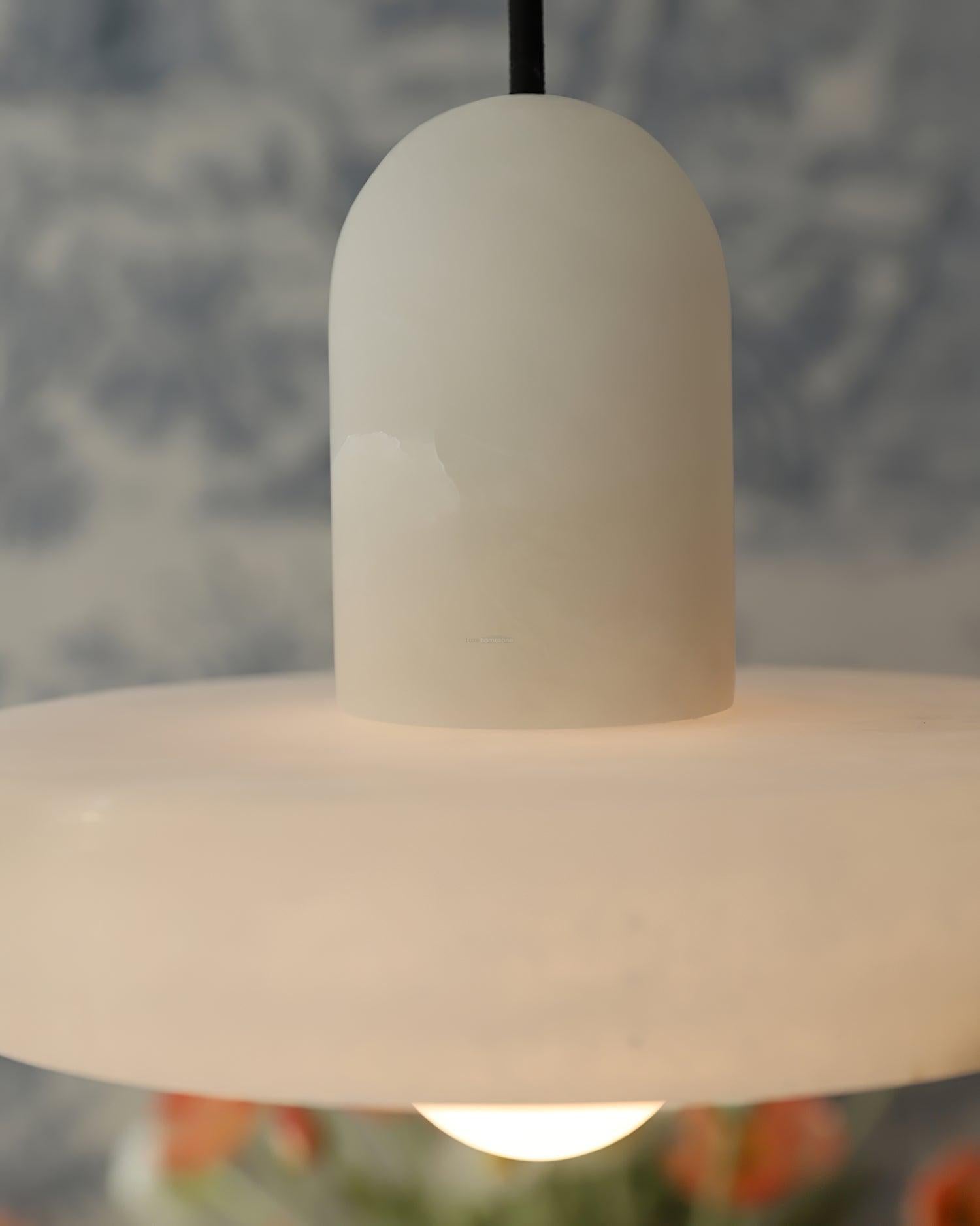 Carrara Pendant Alabaster - Alabaster, Alabaster Pendant-1-Luxehomezone