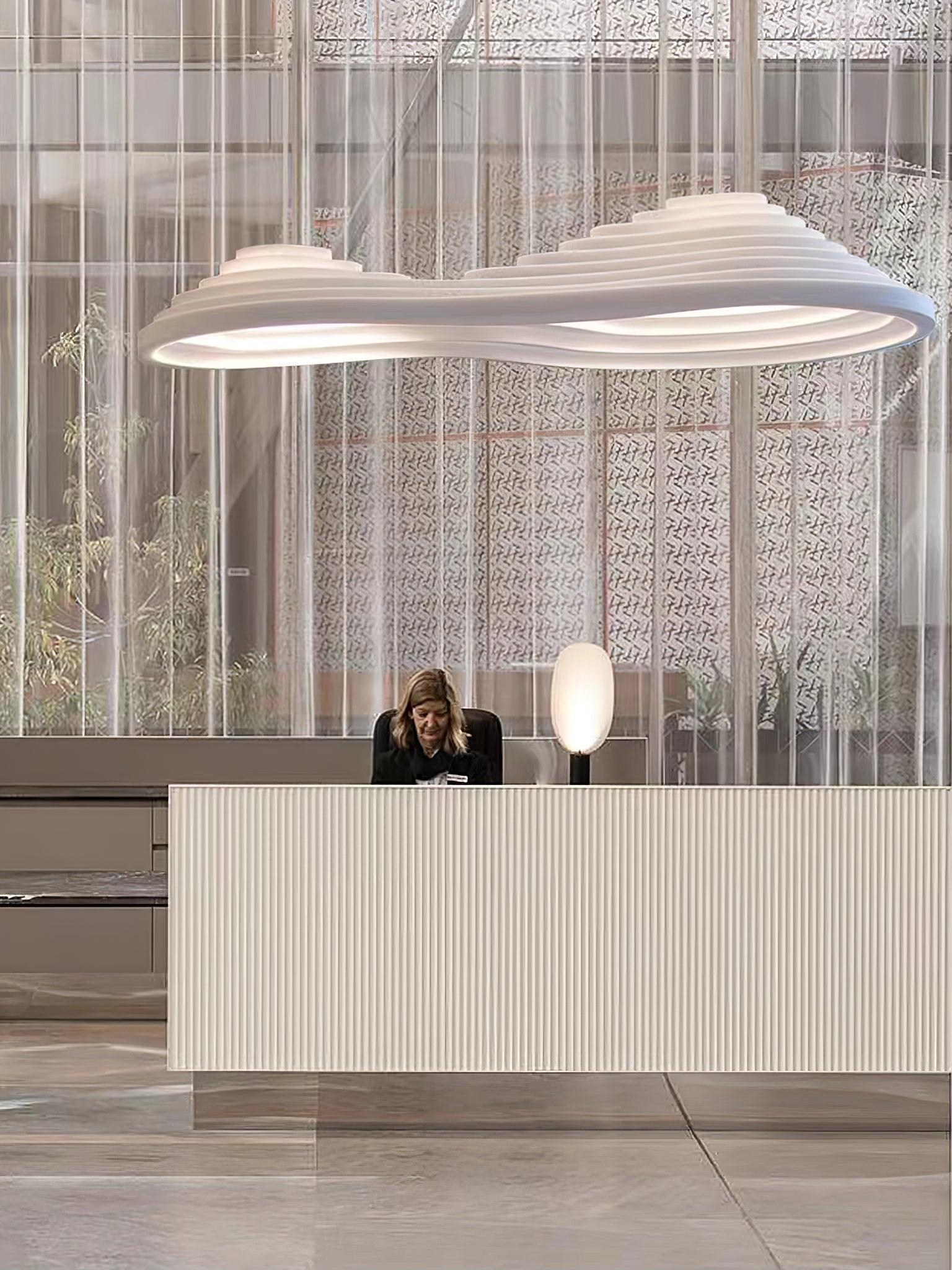 Rice Field Acoustic Acrylic Pendant - Luxehomezone