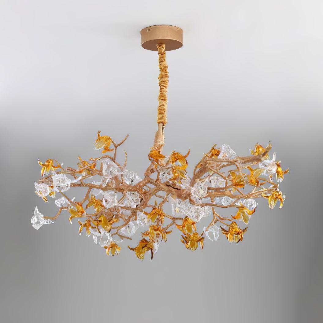 Aosta Brass Branch Type Chandelier - Branch-1-Luxehomezone