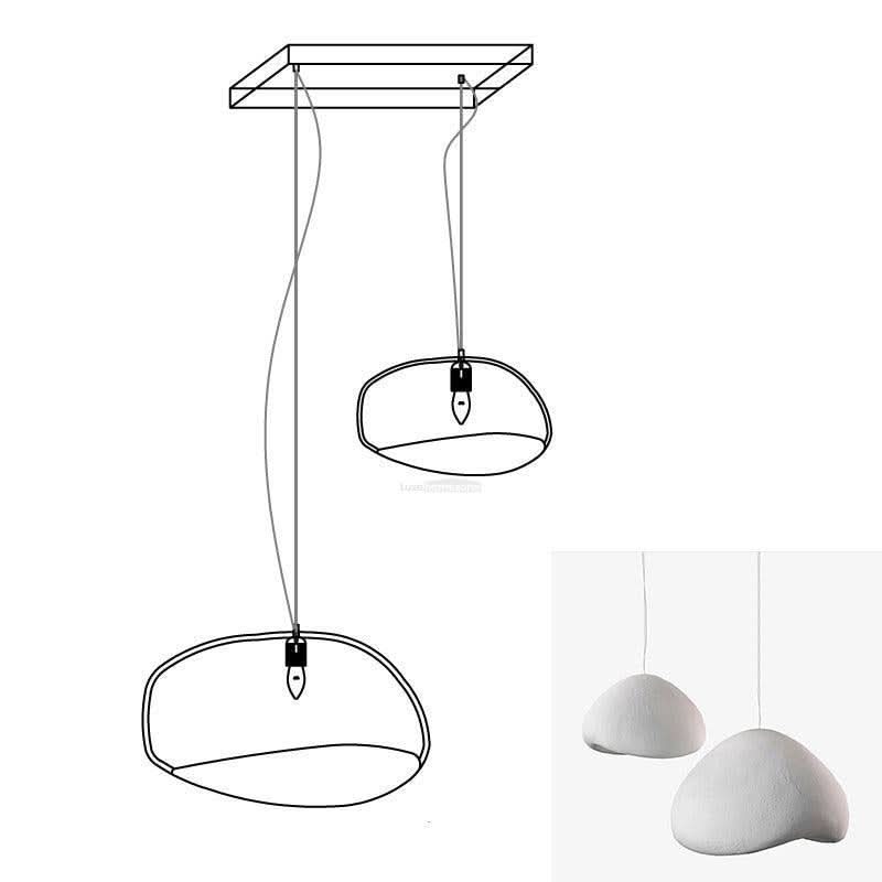 Khmara Chandelier with Rough Combination Type A - Luxehomezone