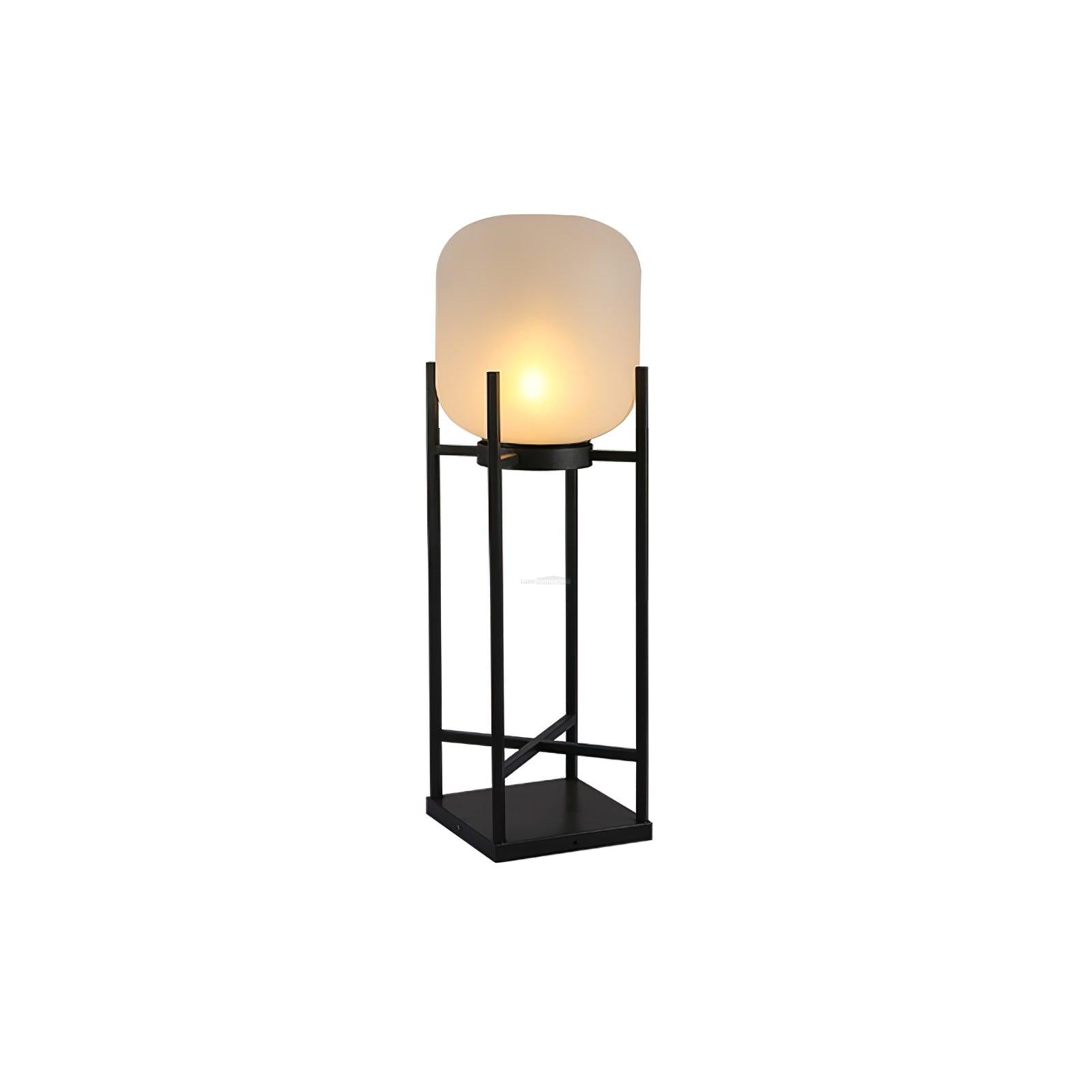 Lantern Solar Floor Lamp for Outdoor - Cube-1-Luxehomezone
