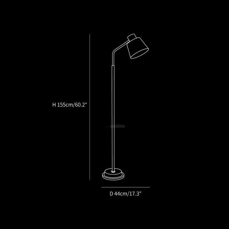 Emmental Floor Lamp ∅ 17.3″