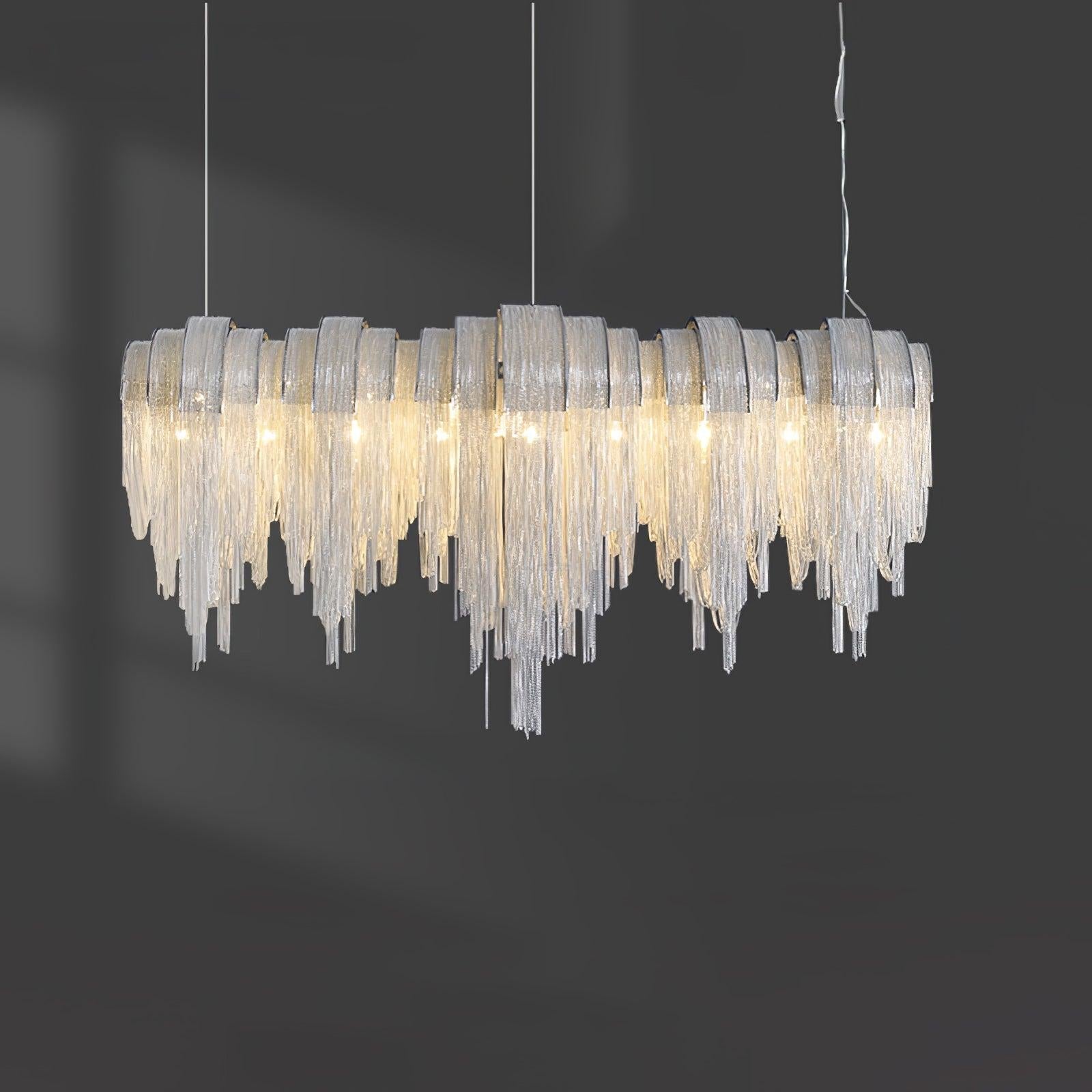 Length Chains Chandelier ∅ 23.6″ - Tassel-1-Luxehomezone
