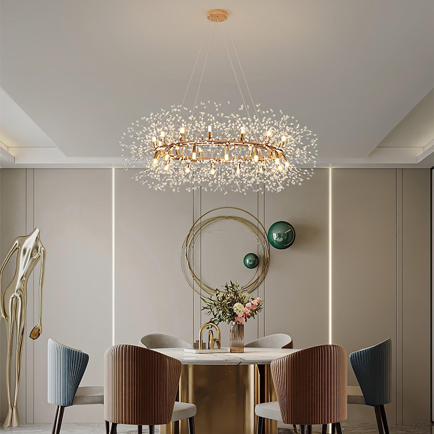 Dandelion Chandelier Bloom - Urchin-1-Luxehomezone