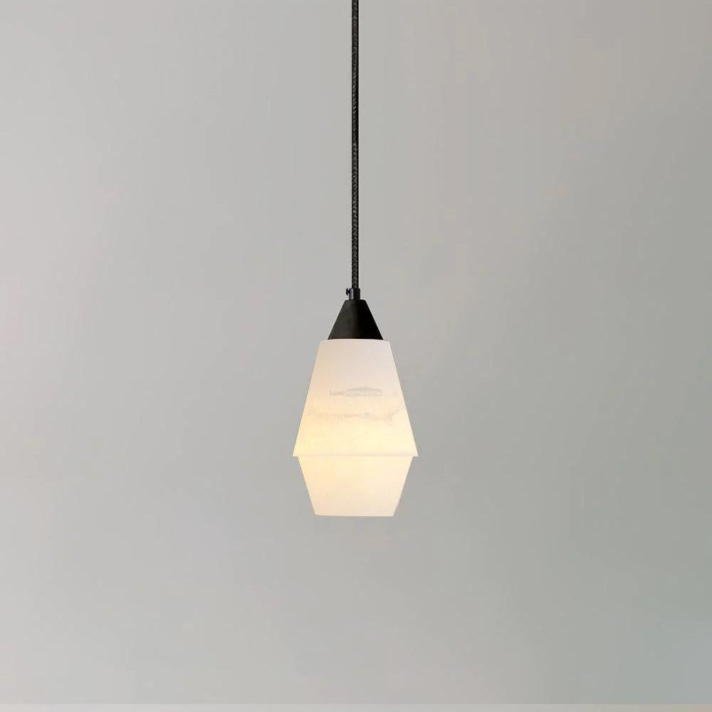 TEN MA DO Alabaster Pendant Light - Alabaster, Alabaster Pendant-1-Luxehomezone