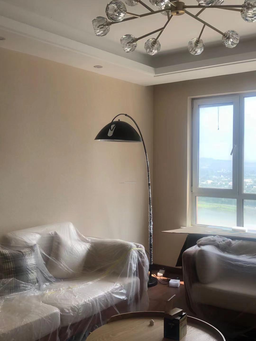 Pluma Floor Lamp ∅ 57.5″ - Bent-1-Luxehomezone