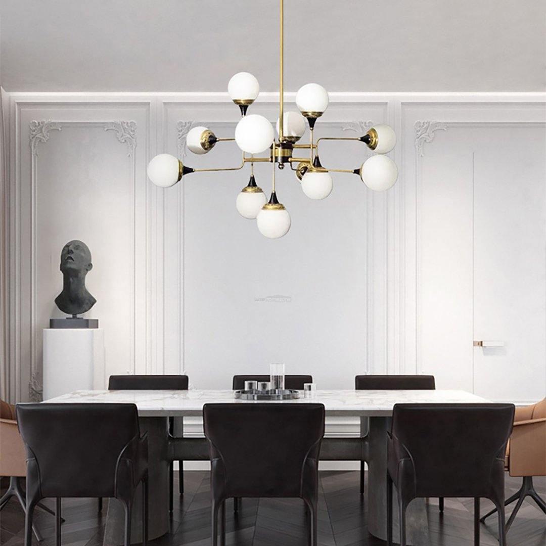 Stilnovo Chandelier with 12/16/24 heads - Frown-1-Luxehomezone