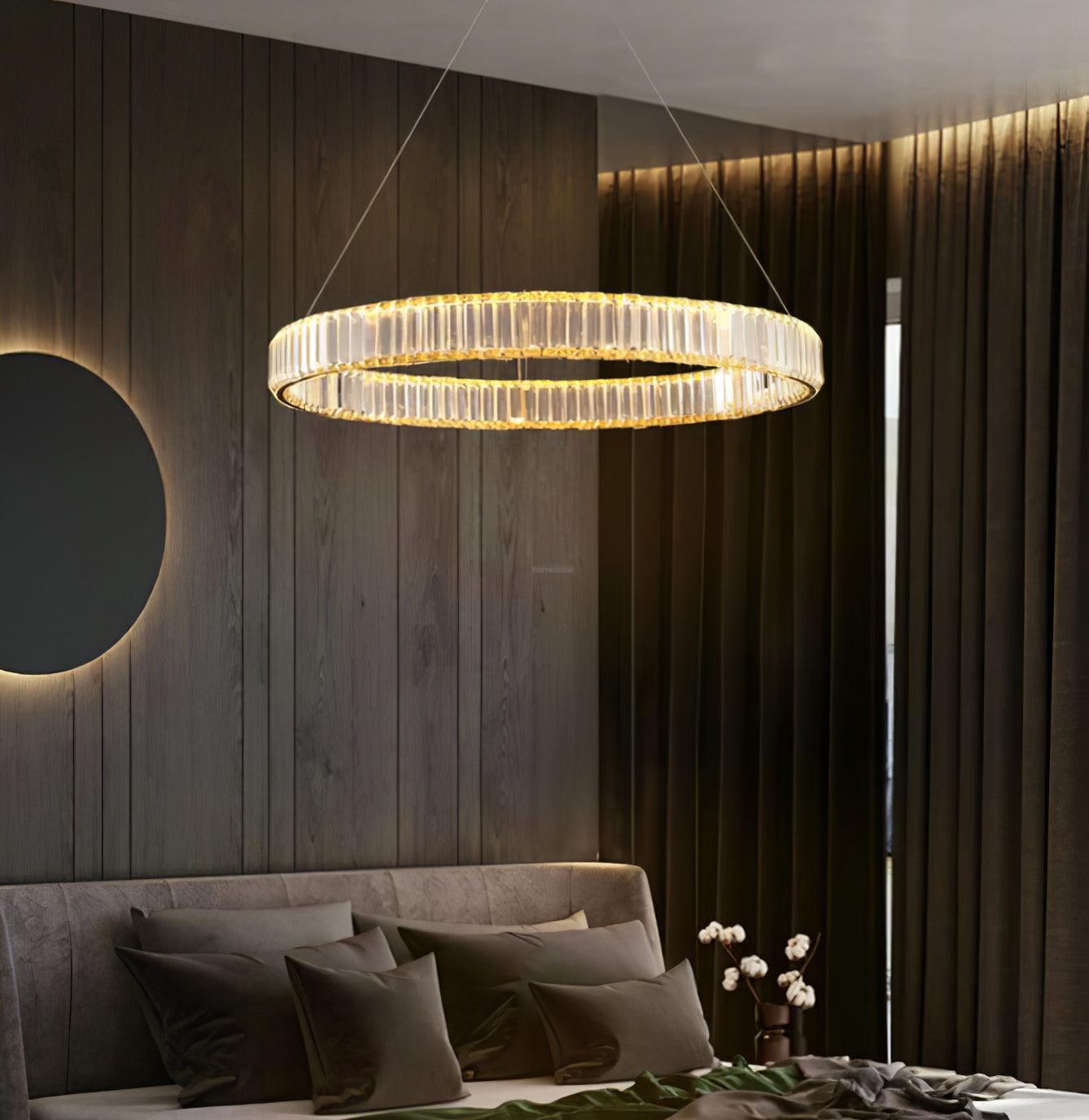Bertolda Chandeliers ∅ 15.7″ - Crystals-1-Luxehomezone