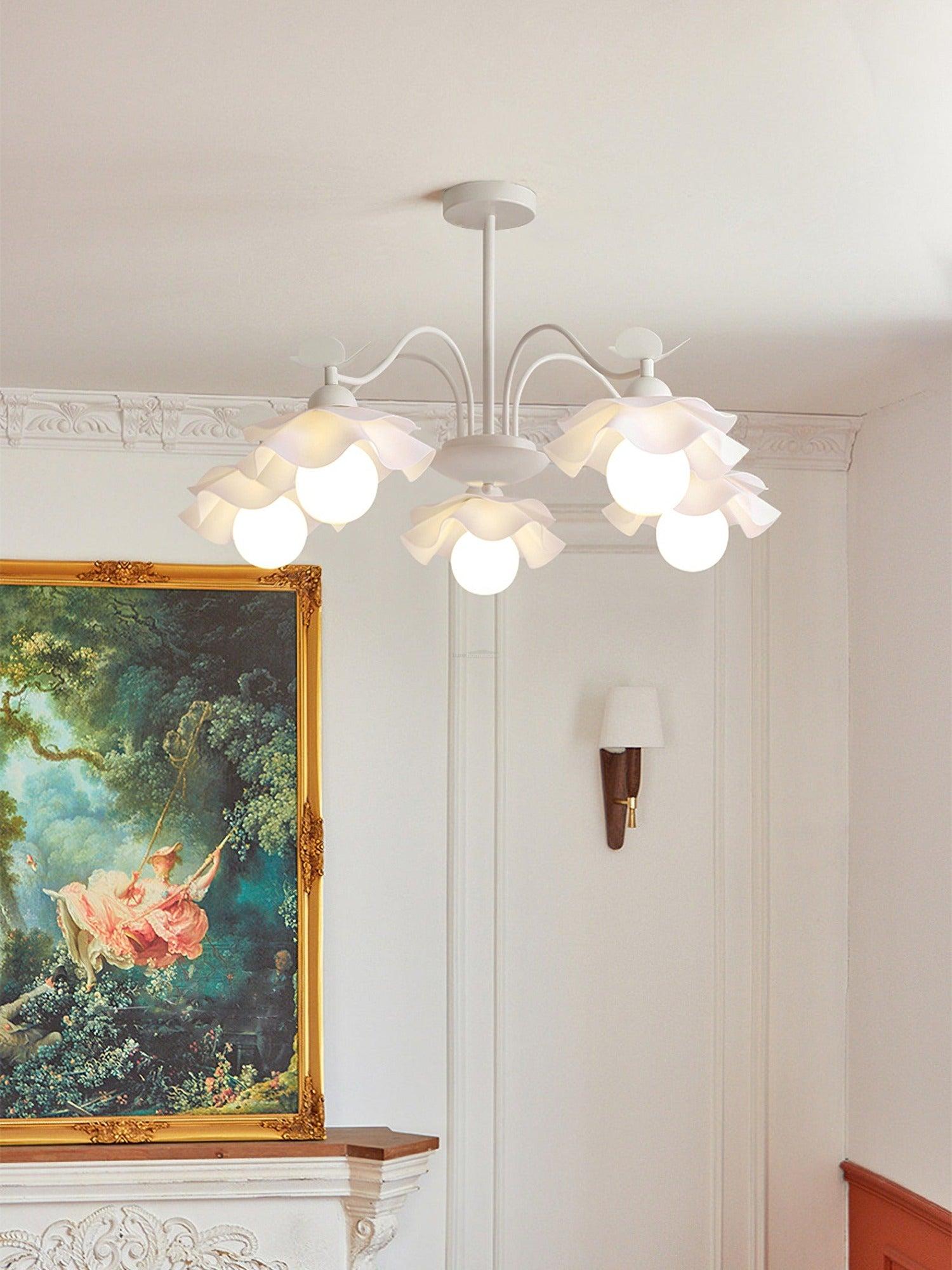 Murano Acrylic Chandelier with 3/5/8 heads - Zahara-1-Luxehomezone