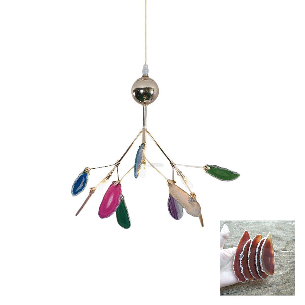 Agate Flake Chandelier with 4/12/16/20 heads - Branch-1-Luxehomezone