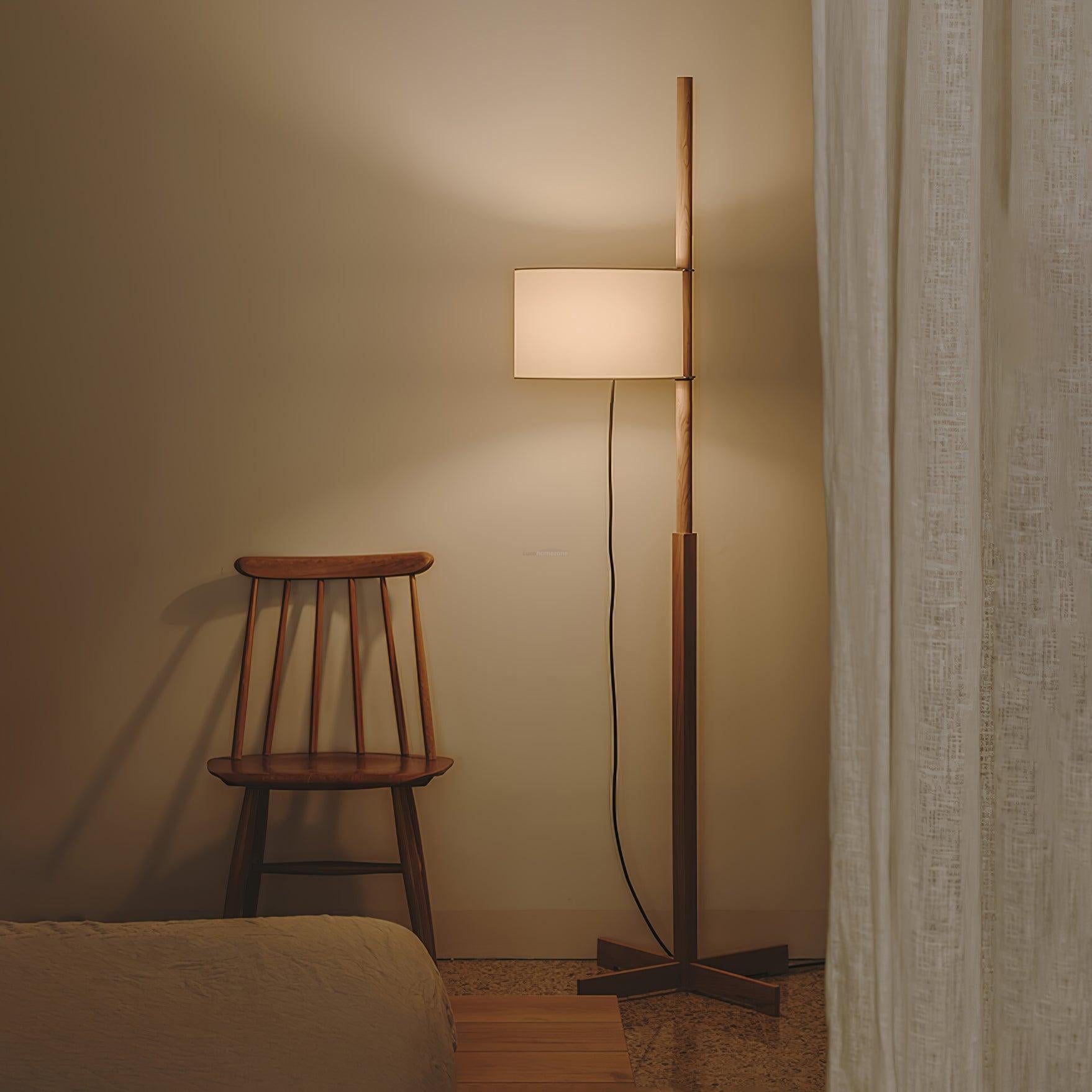 Svelte Silhouette Floor Light - Wood-1-Luxehomezone