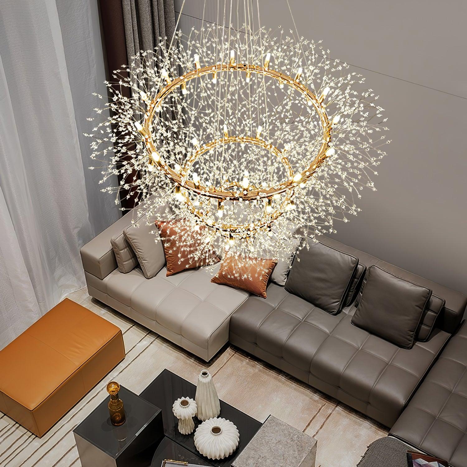 Dandelion Chandelier Bloom - Urchin-1-Luxehomezone