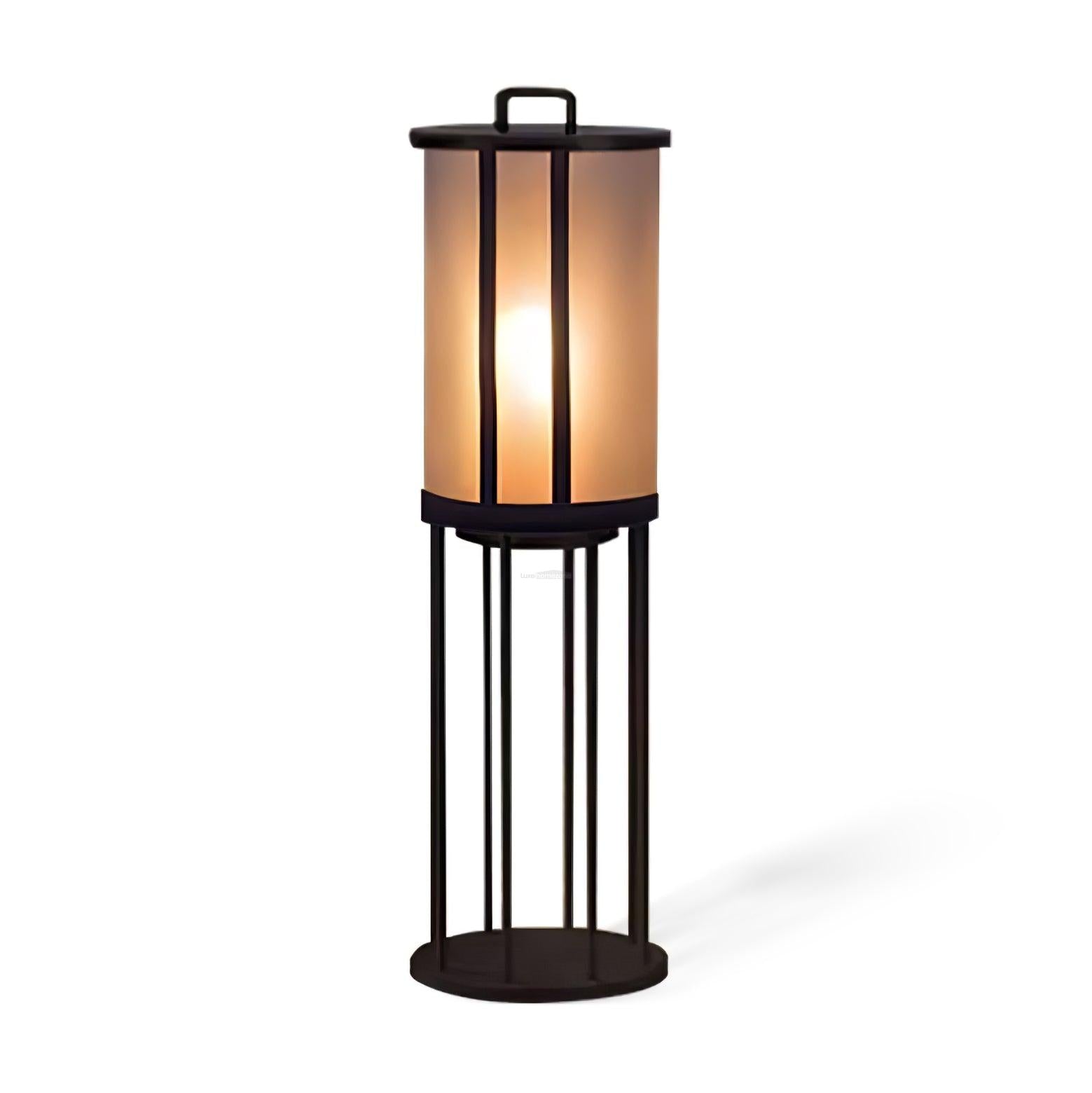 Round Pillar Acrylic Lantern Lamp for Outdoor - Luxehomezone