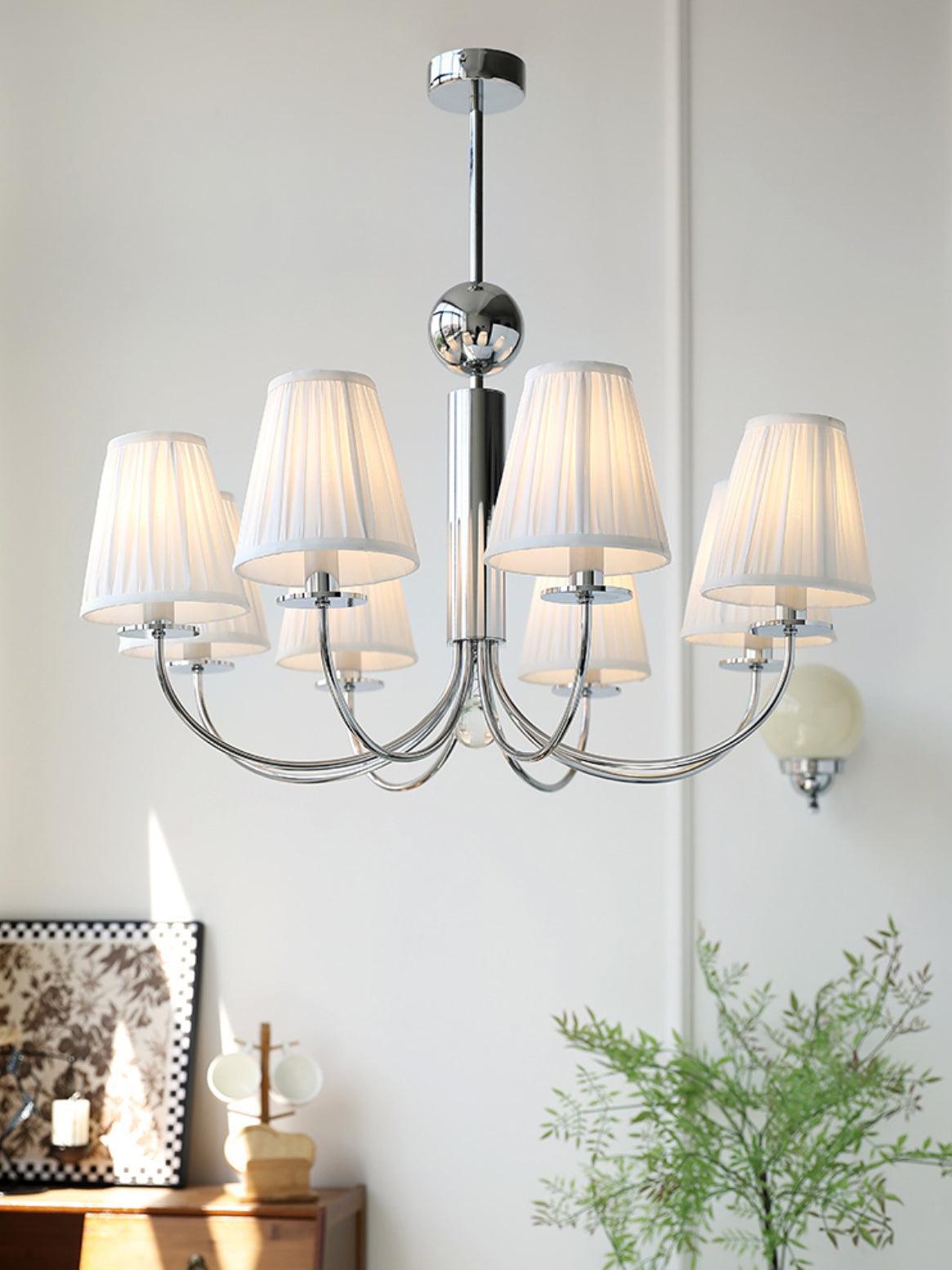Simplicity Chrome Chandelier Φ 19.7″ - Variety-1-Luxehomezone