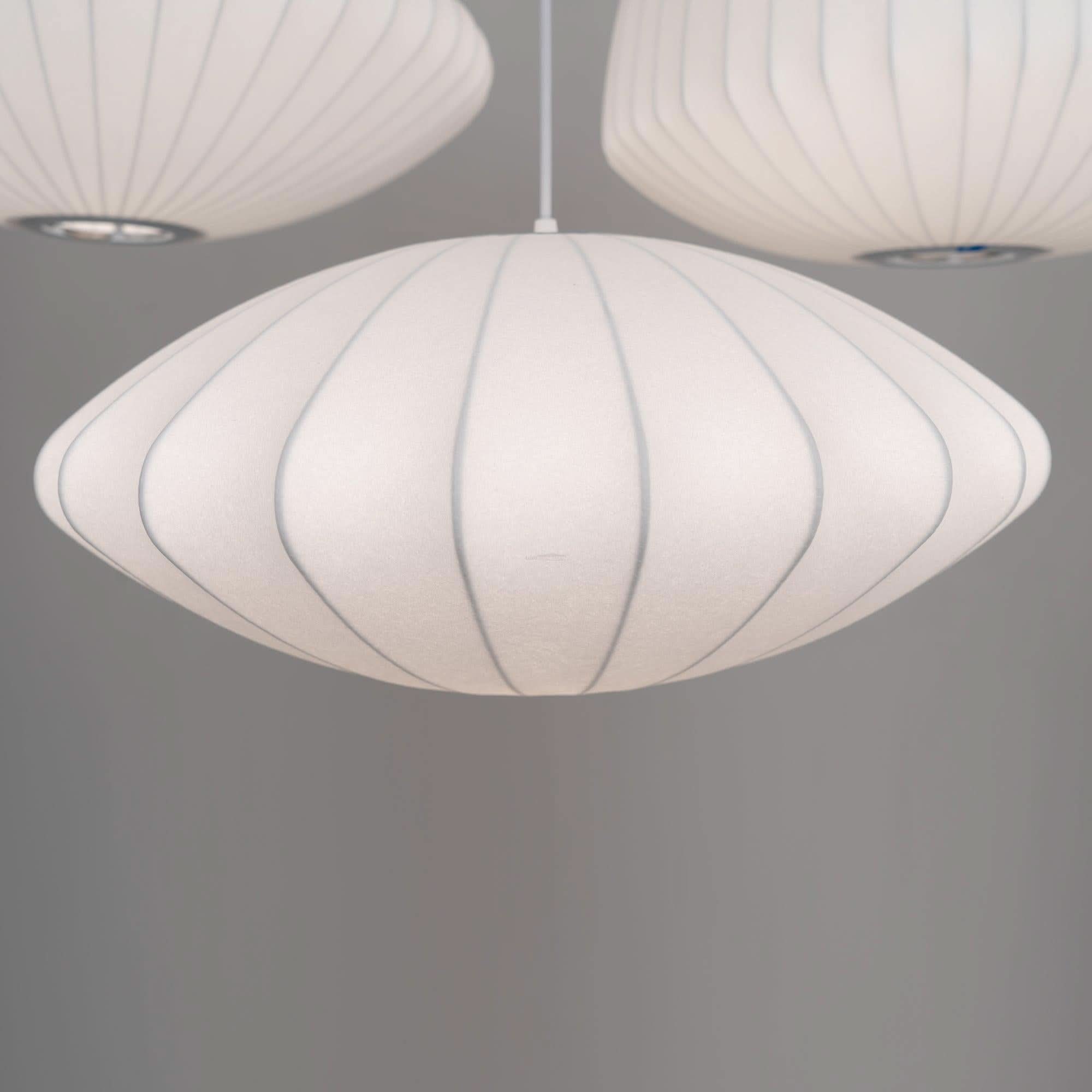 Bubble Pendant Light with Artificial Silk Lampshade - Luxehomezone