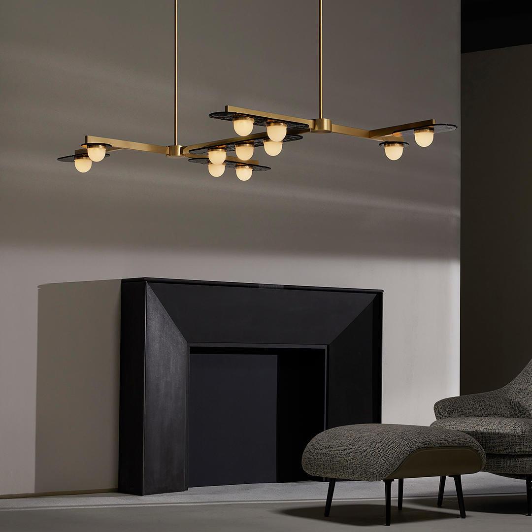 Modulo Horizontal Linear Chandelier - Luxehomezone