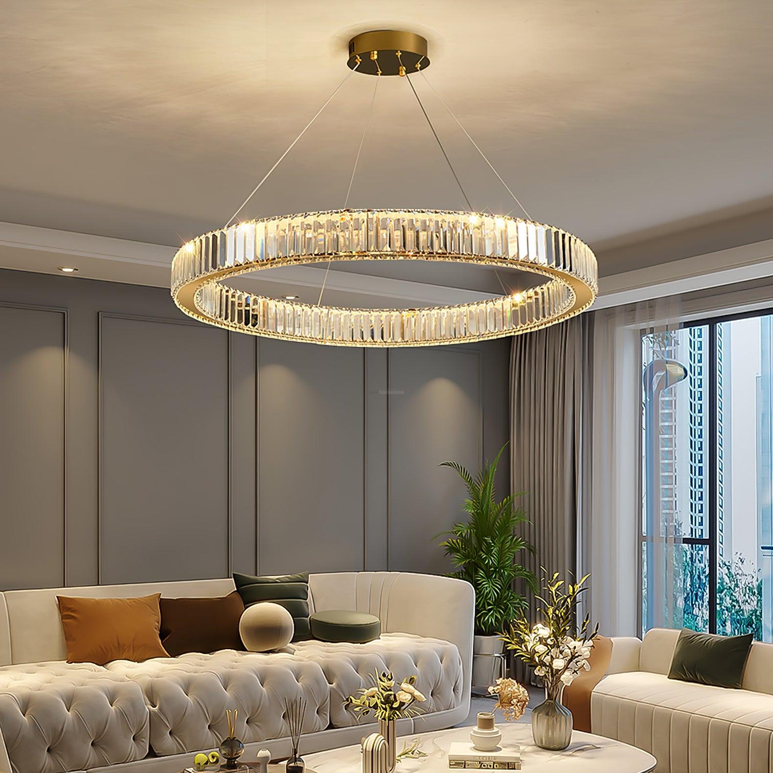 Bertolda Chandeliers ∅ 15.7″ - Crystals-1-Luxehomezone