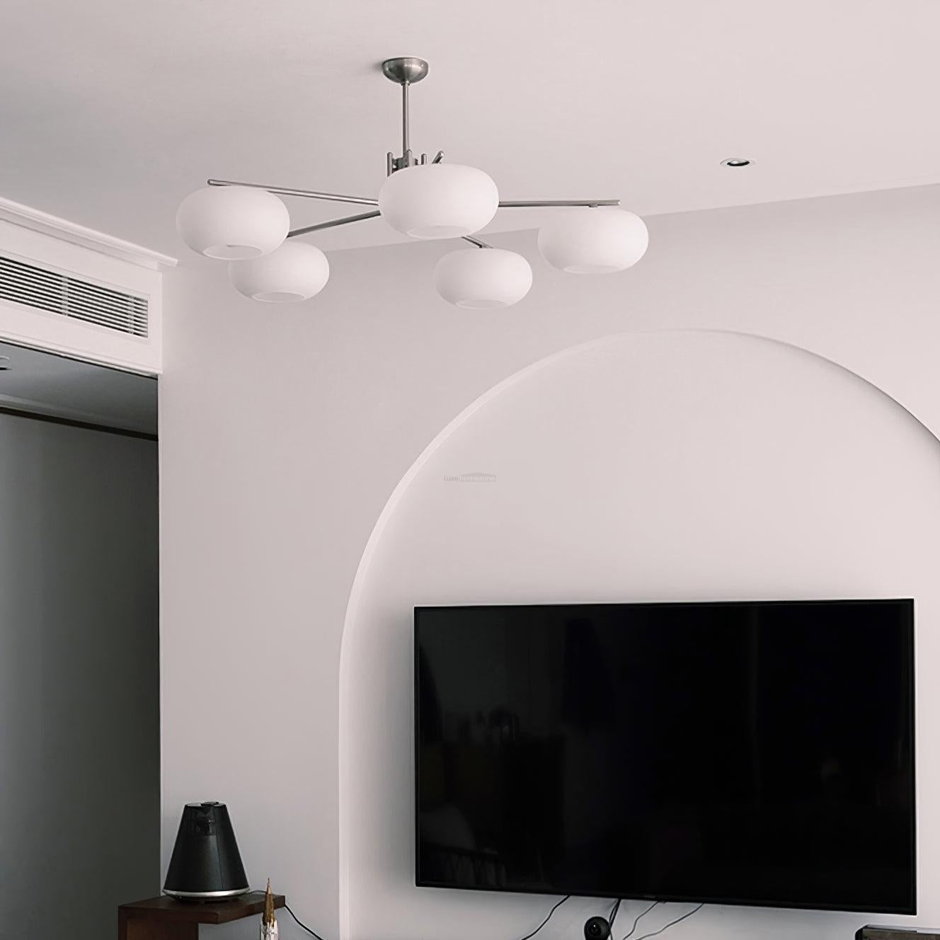 Barndon Round Chandelier - Bend-1-Luxehomezone