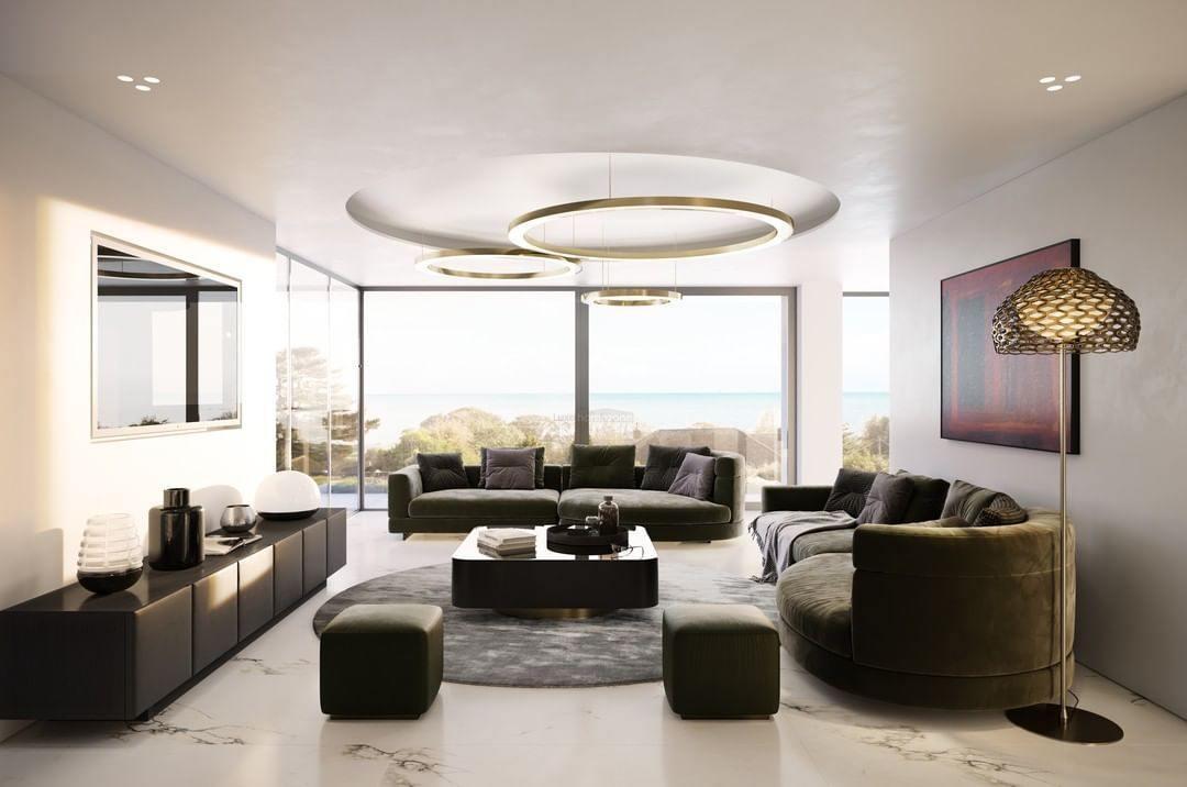 Ring LED Pendant - Straps-1-Luxehomezone