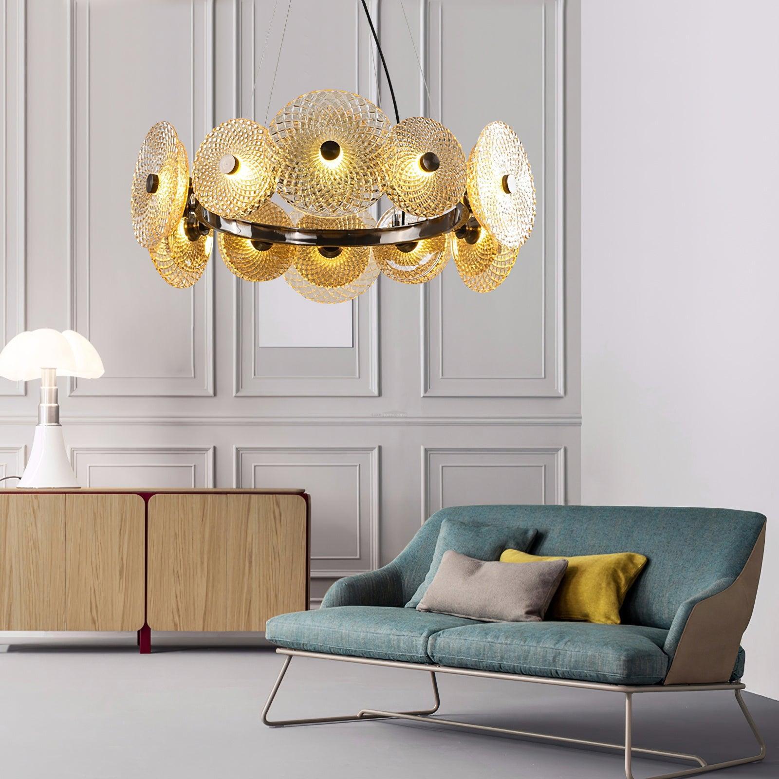 Paige Chandelier ∅ 23.6″ - Crystals-1-Luxehomezone