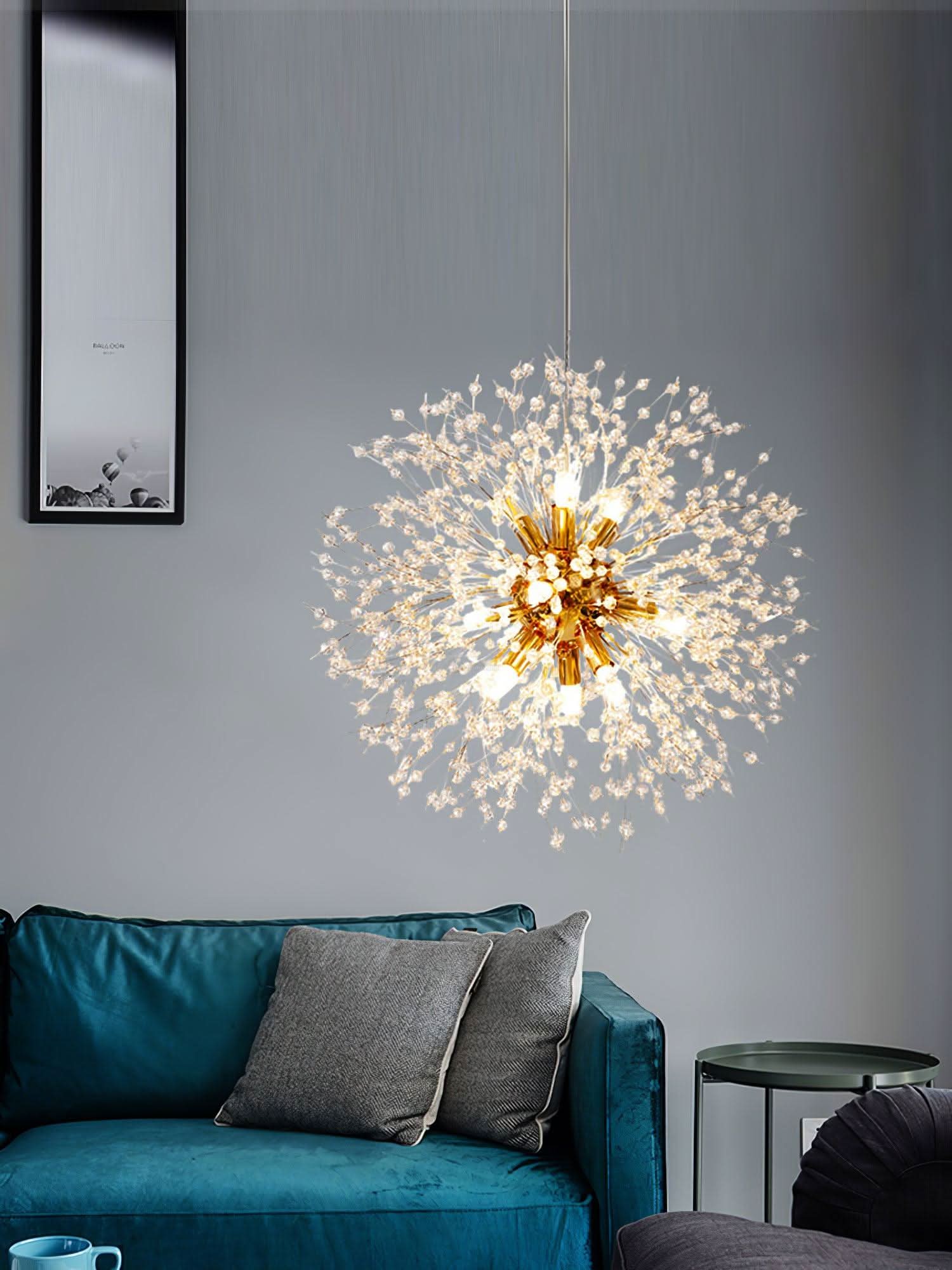Crystal Dandelion Chandelier with 9/12/16 heads - Luxehomezone