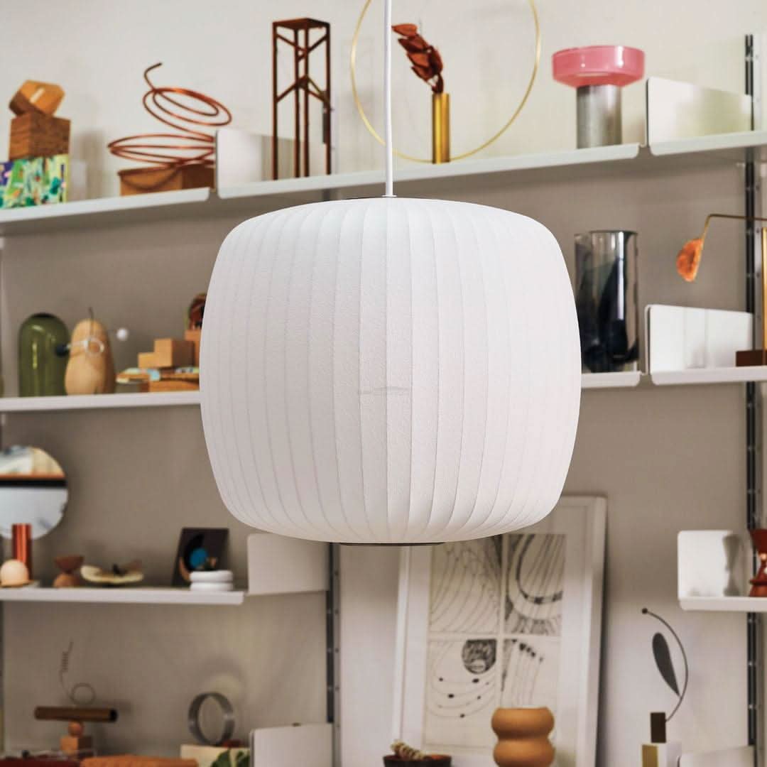 Bubble Pendant Light with Artificial Silk Lampshade - Luxehomezone