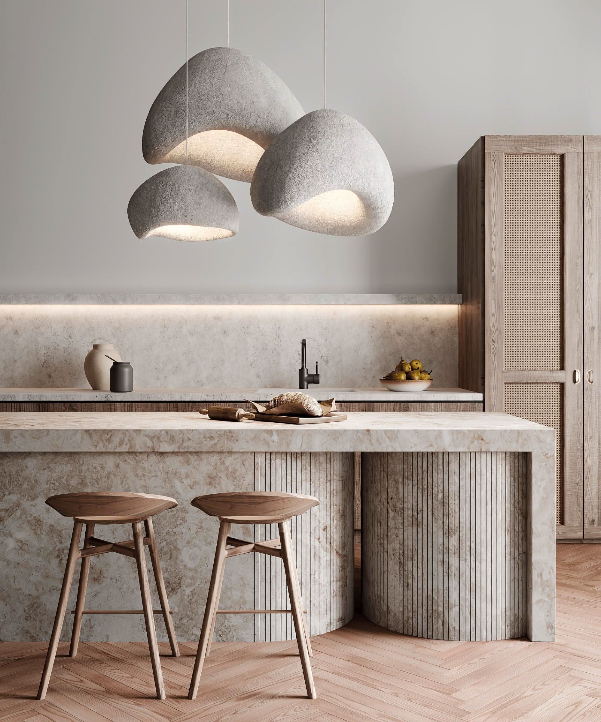 Khmara Chandelier with Rough Combination Type A - Luxehomezone