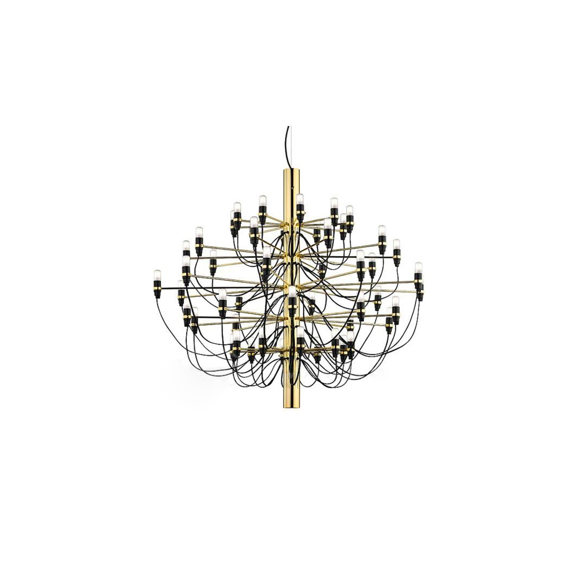 2097 Mid-Century Retro Candle Chandelier with 18/30/50/75 heads - Candle-1-Luxehomezone