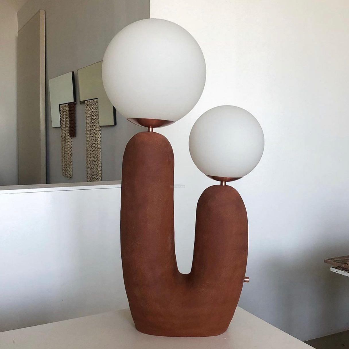 Oo Ceramics Table Lamp ∅ 22.4″ - Candy-1-Luxehomezone