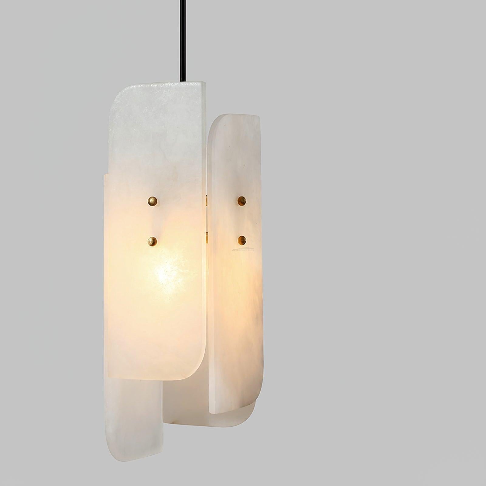 Megalith Alabaster Mini  Pendant Light - Alabaster, Alabaster Pendant-1-Luxehomezone