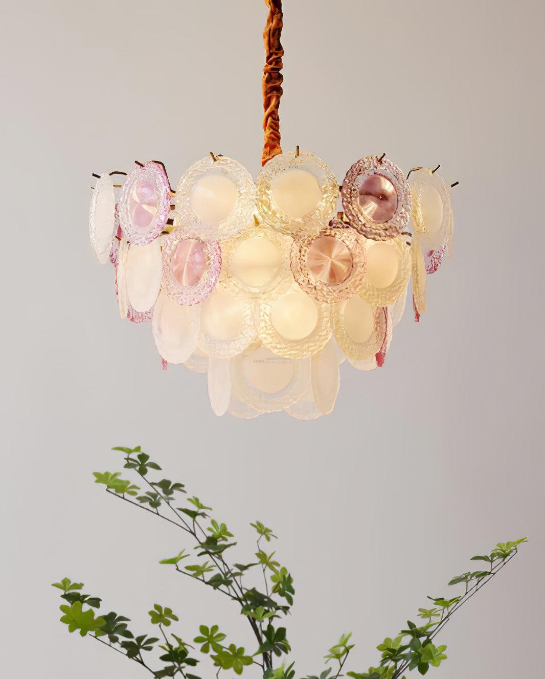 Rainbow Chandelier with Round/Long canopy - Luxehomezone