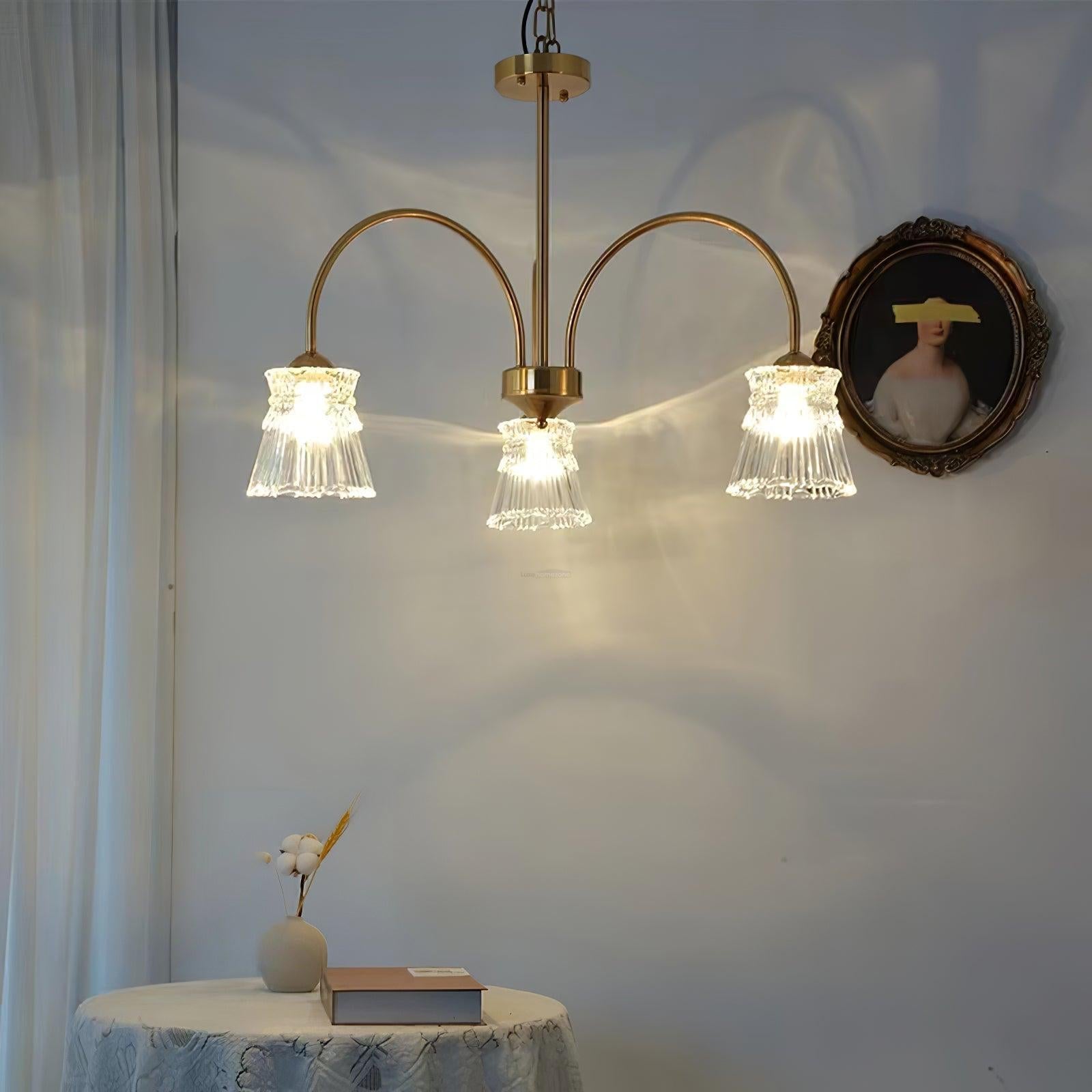 Ice Cream Crystal Chandeliers with 3/5/6/8 heads - Zahara-1-Luxehomezone