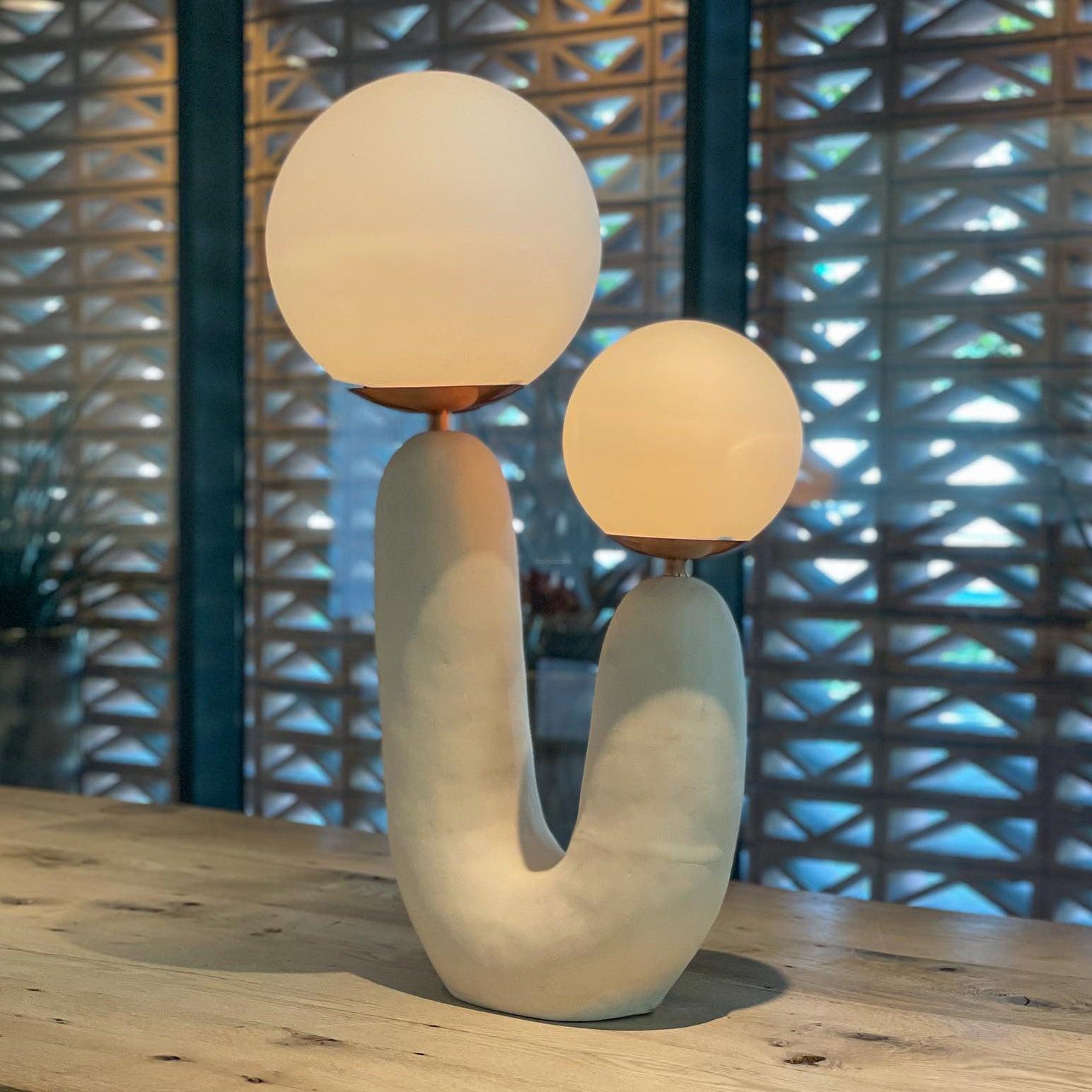 Oo Ceramics Table Lamp ∅ 22.4″ - Candy-1-Luxehomezone
