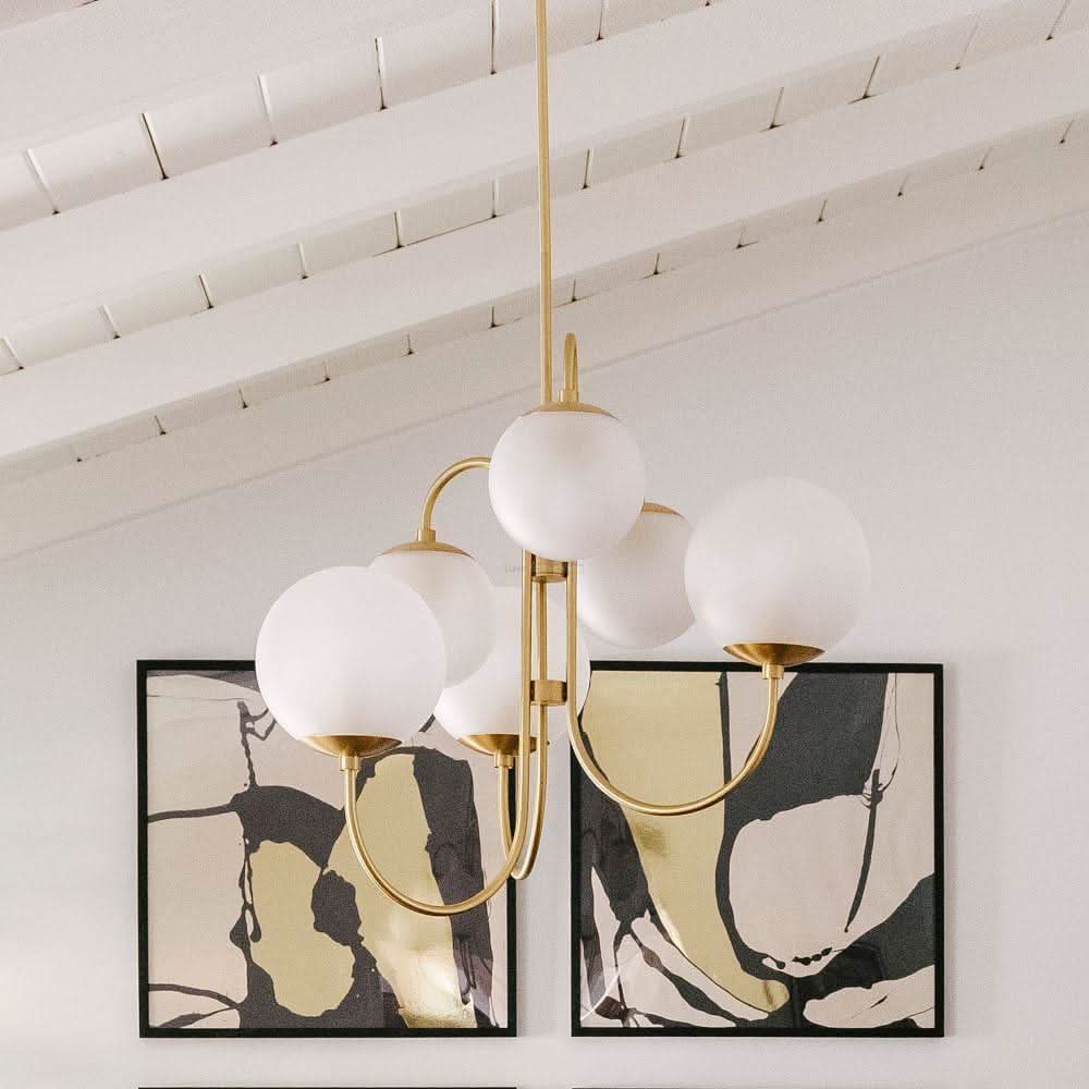 Gooseneck Chandelier ∅ 30″ - Luxehomezone