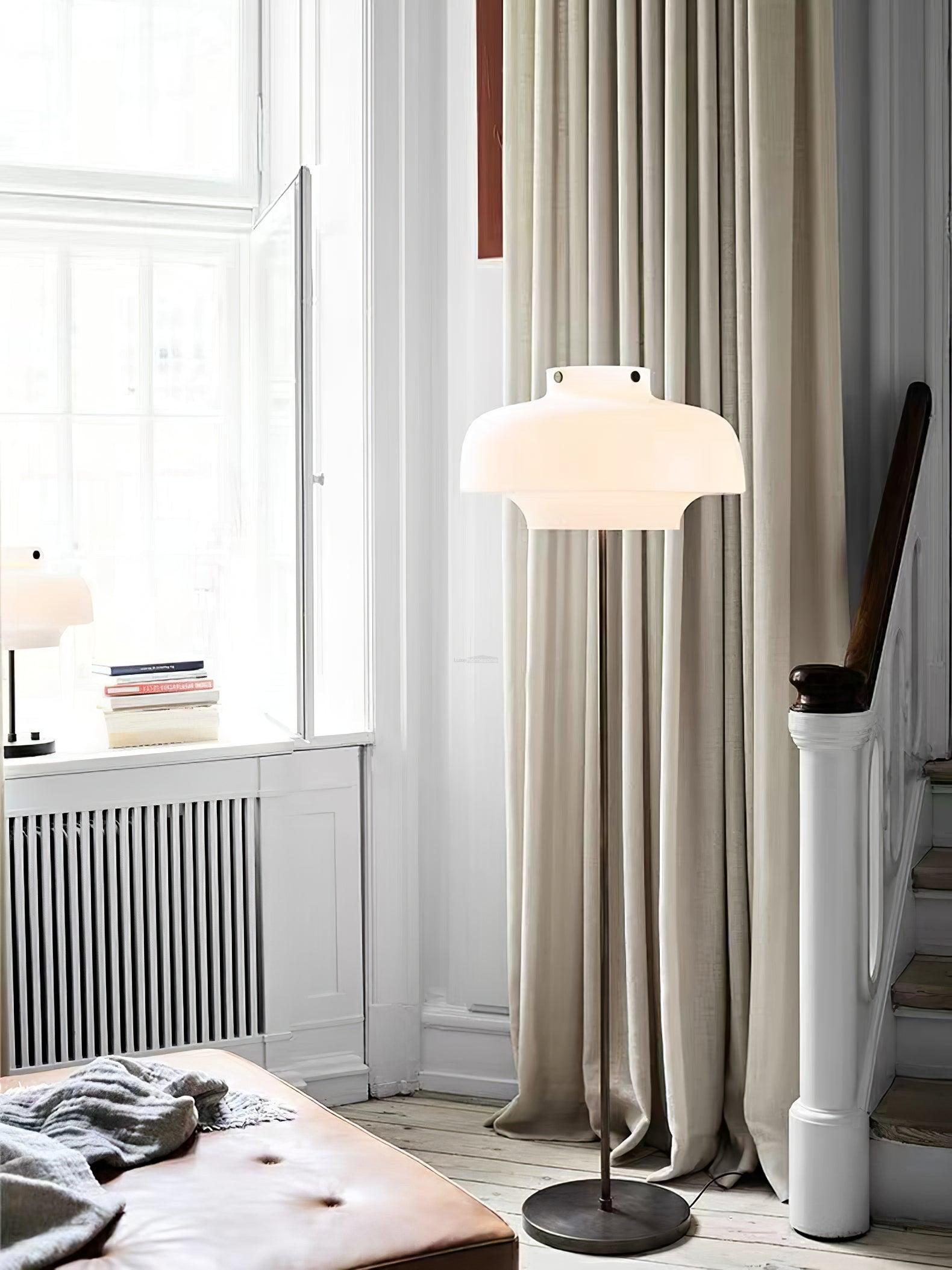 Hagen Floor Lamp ∅ 13.8″ - Luxehomezone