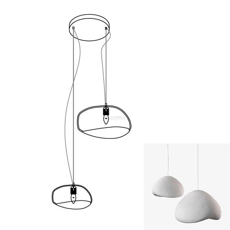 Khmara Chandelier with Rough Combination Type A - Luxehomezone