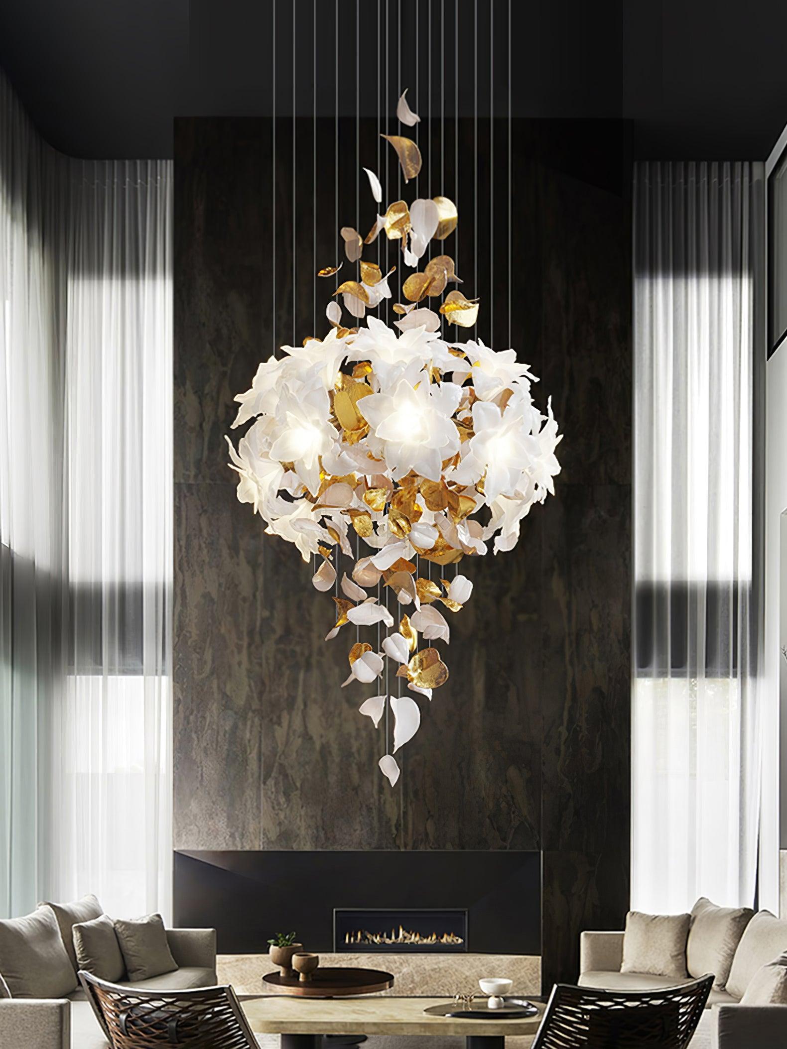 Flying Flowers Fluttering Chandelier with 6 Types - Luxehomezone